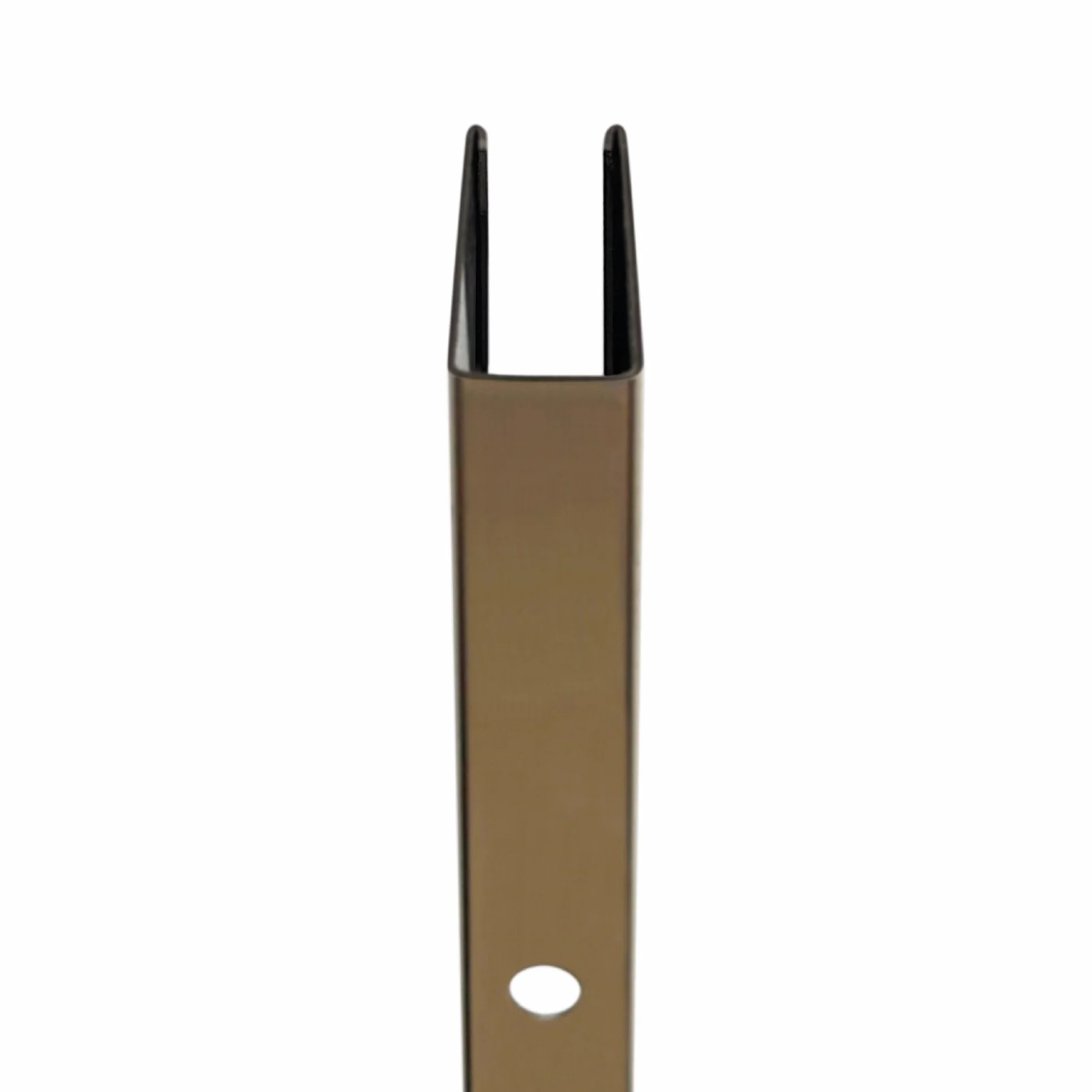 Perfil de pared para mampara acero inoxidable 304 vidrio 10 mm Champagne Gold 200 cm