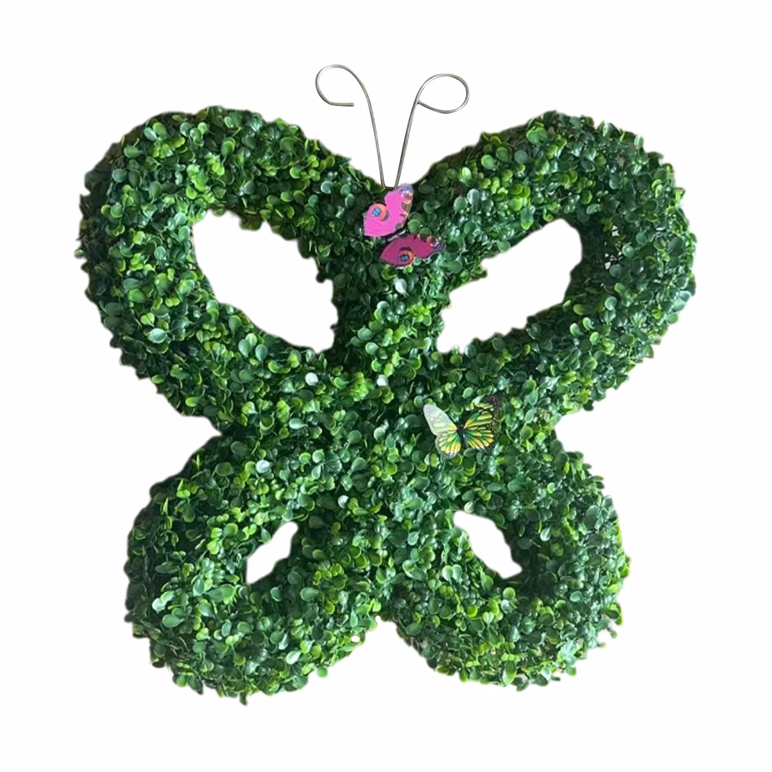 Coronas Verdes para Puerta Principal, Corona de Granja Coronas de Interior | Garland de suministros de con luz LED para entradas, patios, salas de estar