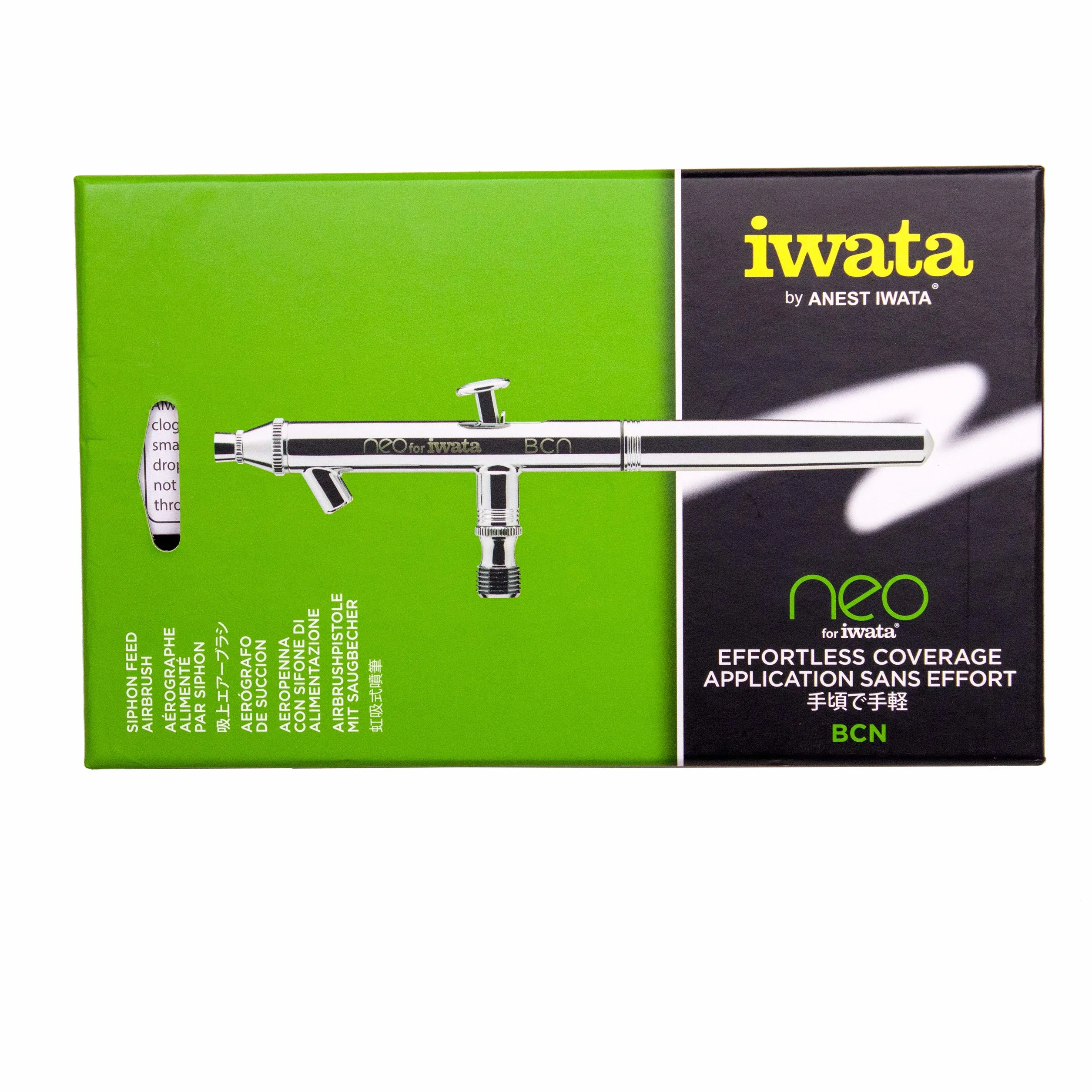 Aset Iwata IWAN2000 Neo - Cepillo de Aire de Doble acción con alimentación de sifón