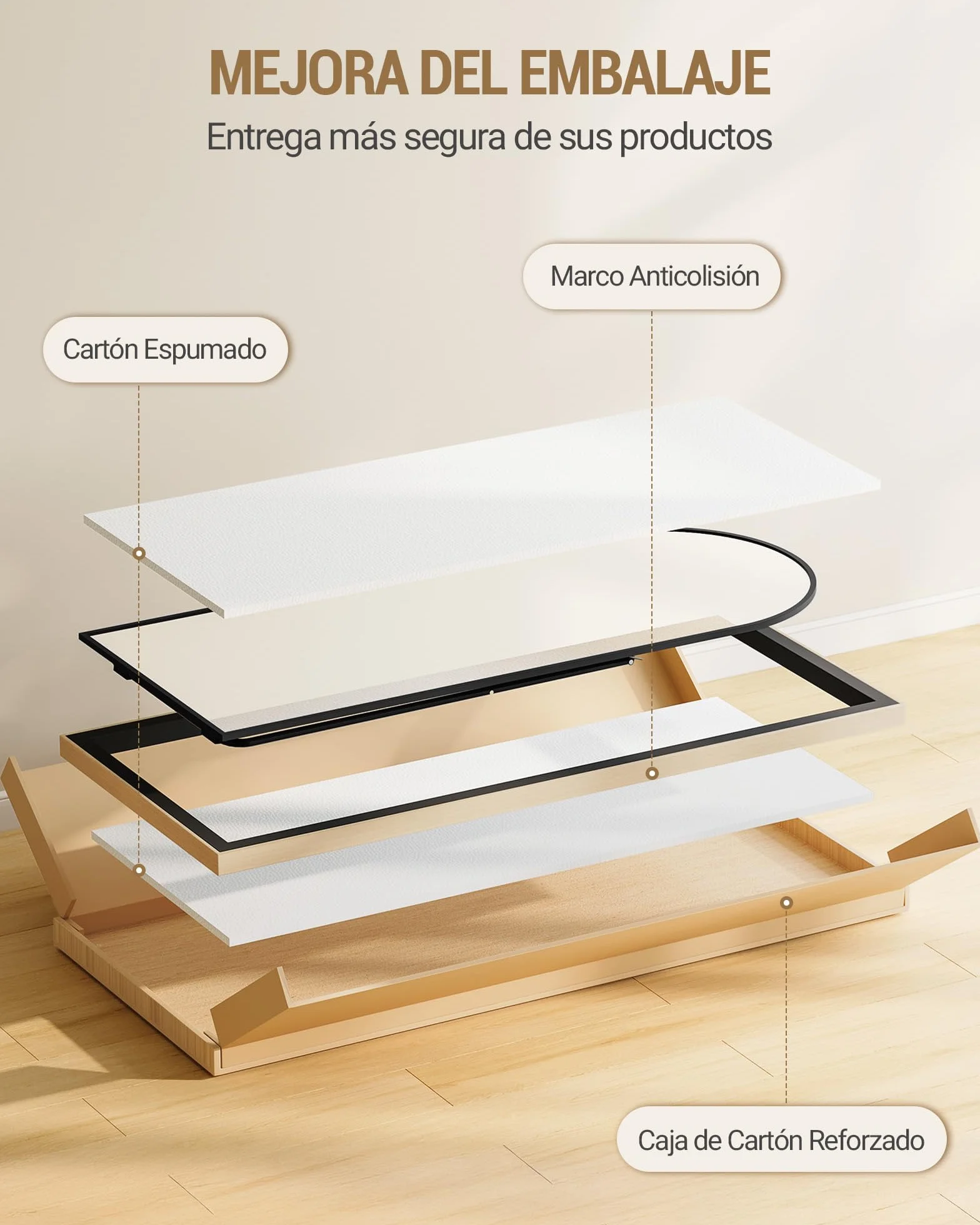 Hzuaneri Espejo de Cuerpo Entero, 160 x 50 cm, Espejo Arqueado con Soporte, con Marco de Aleación de Aluminio, Cristal Templado, Se Puede Montar en la Pared, para Dormitorio, Salón, Negro DM41999B