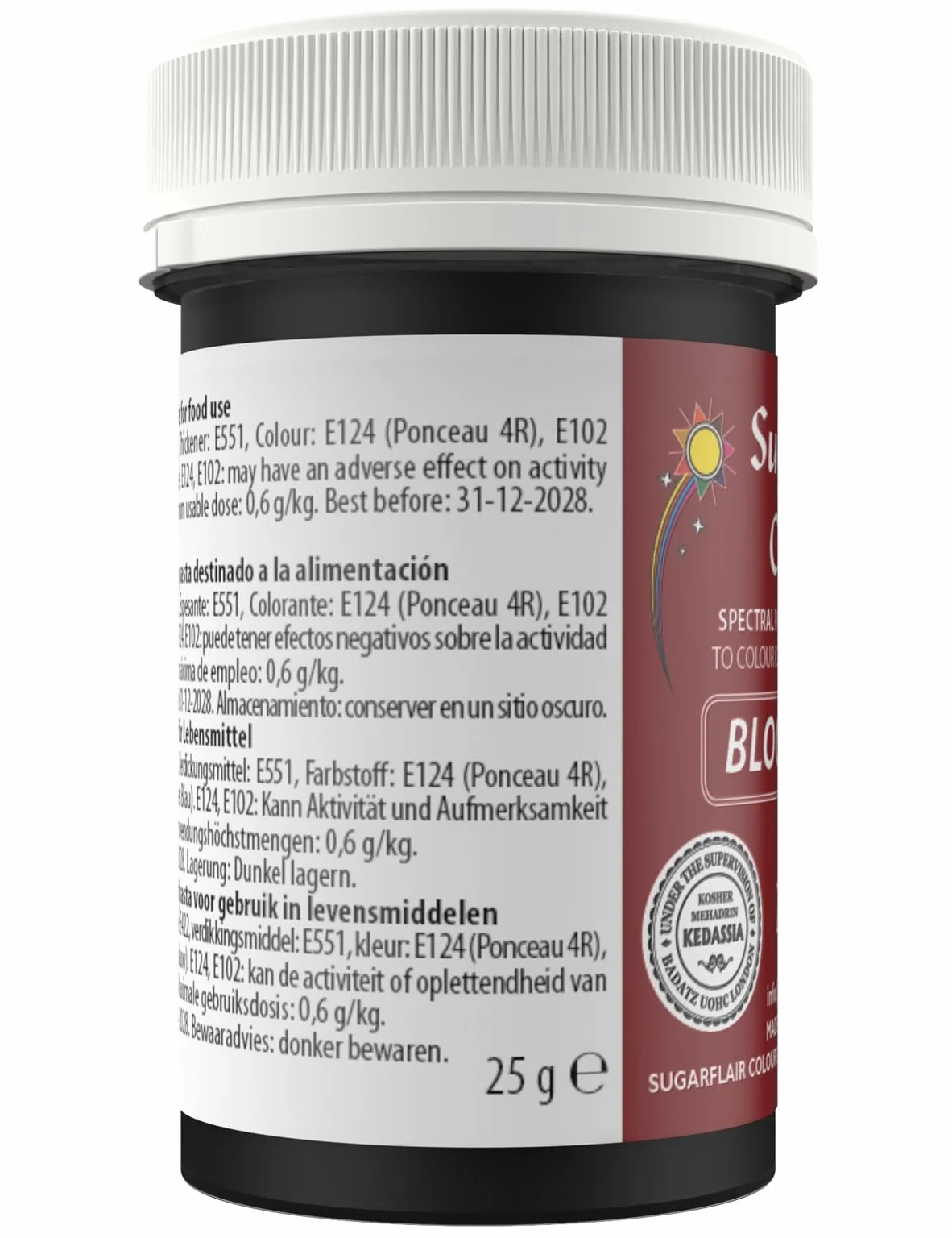 Sugarflair Spectral Concentrated Paste Colour Blood Red 25g