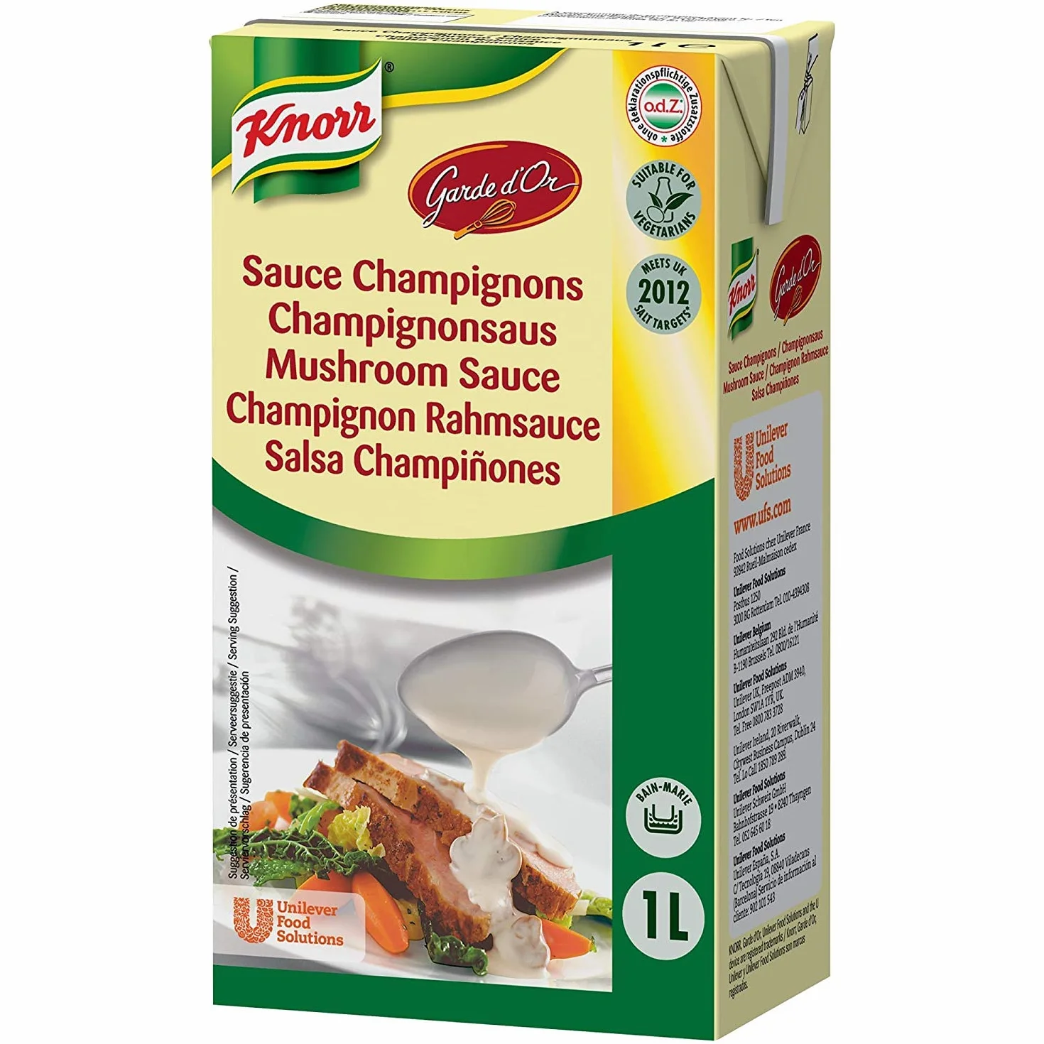 Knorr Garde Dor Mushroom Sauce 1ltr
