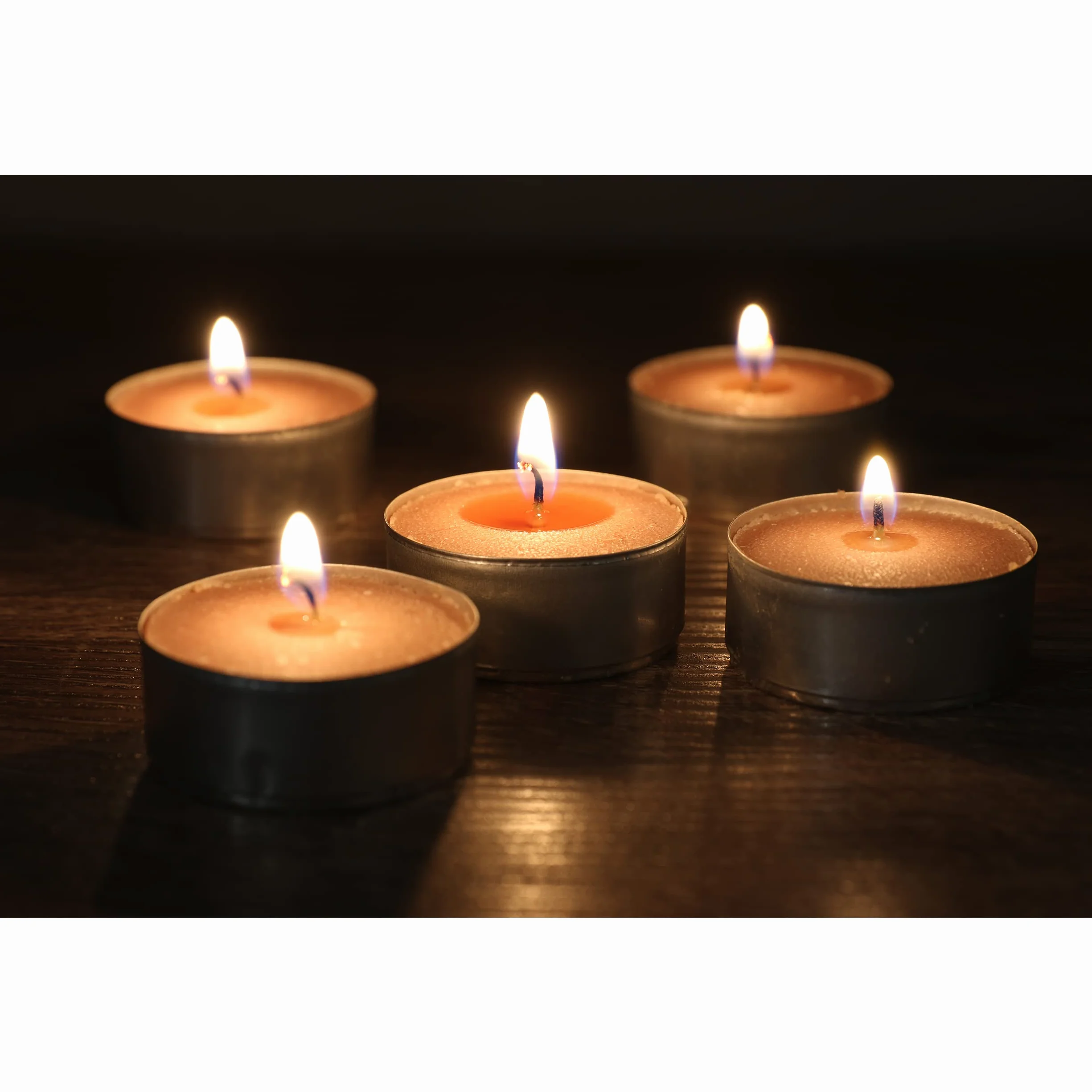 Velas de Té Perfumadas Pack de 40, 4.5 Horas, Vainilla para Aromaterapia y Decoración