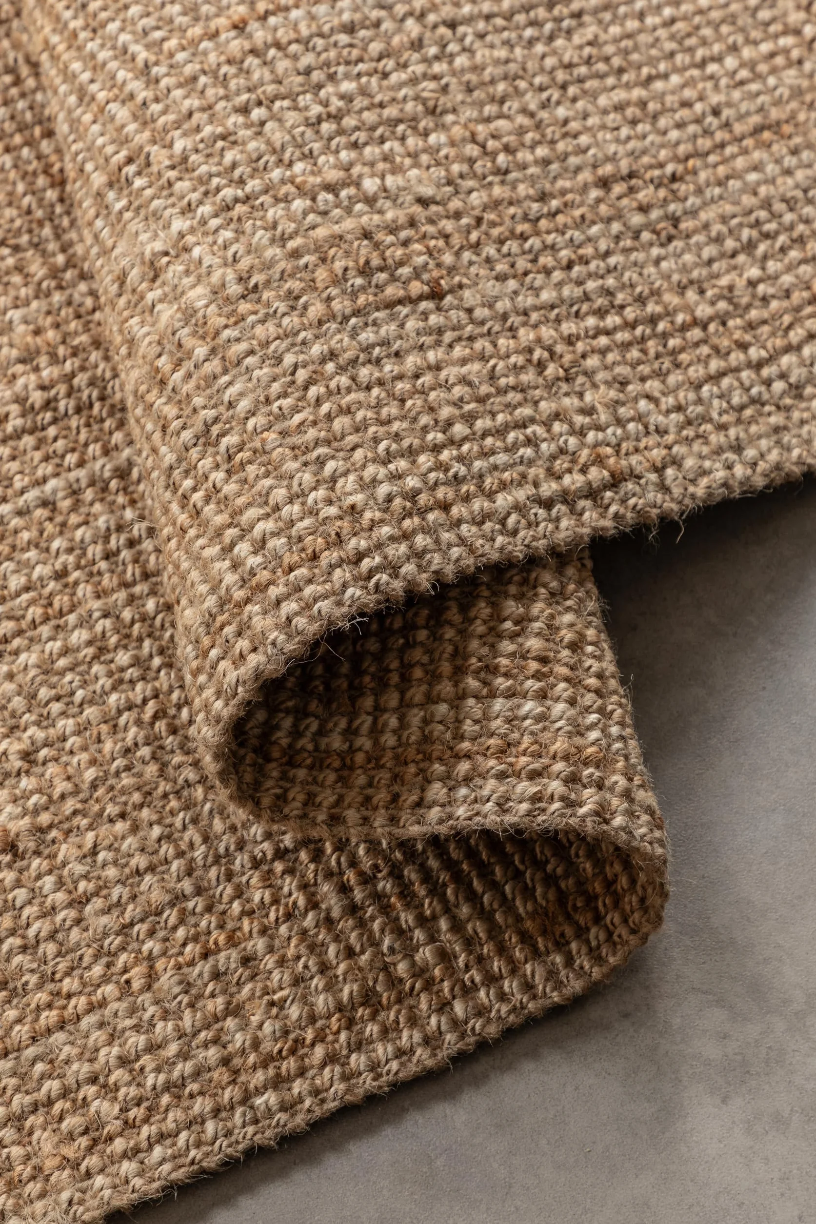 Hanse Home Alfombra de Yute Natural para salón, Dormitorio, Comedor, 190 x 280 cm, Tejida a Mano y Natural, Estilo Bohemio