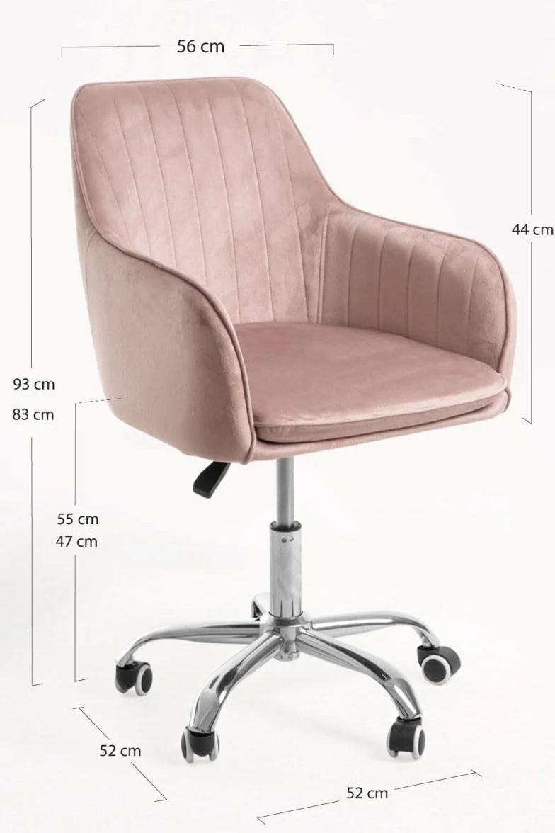 Regalos Miguel - Silla de Escritorio sin Brazos Chic Office - Diseño Innovador - Ideal para Estudio y Oficinas