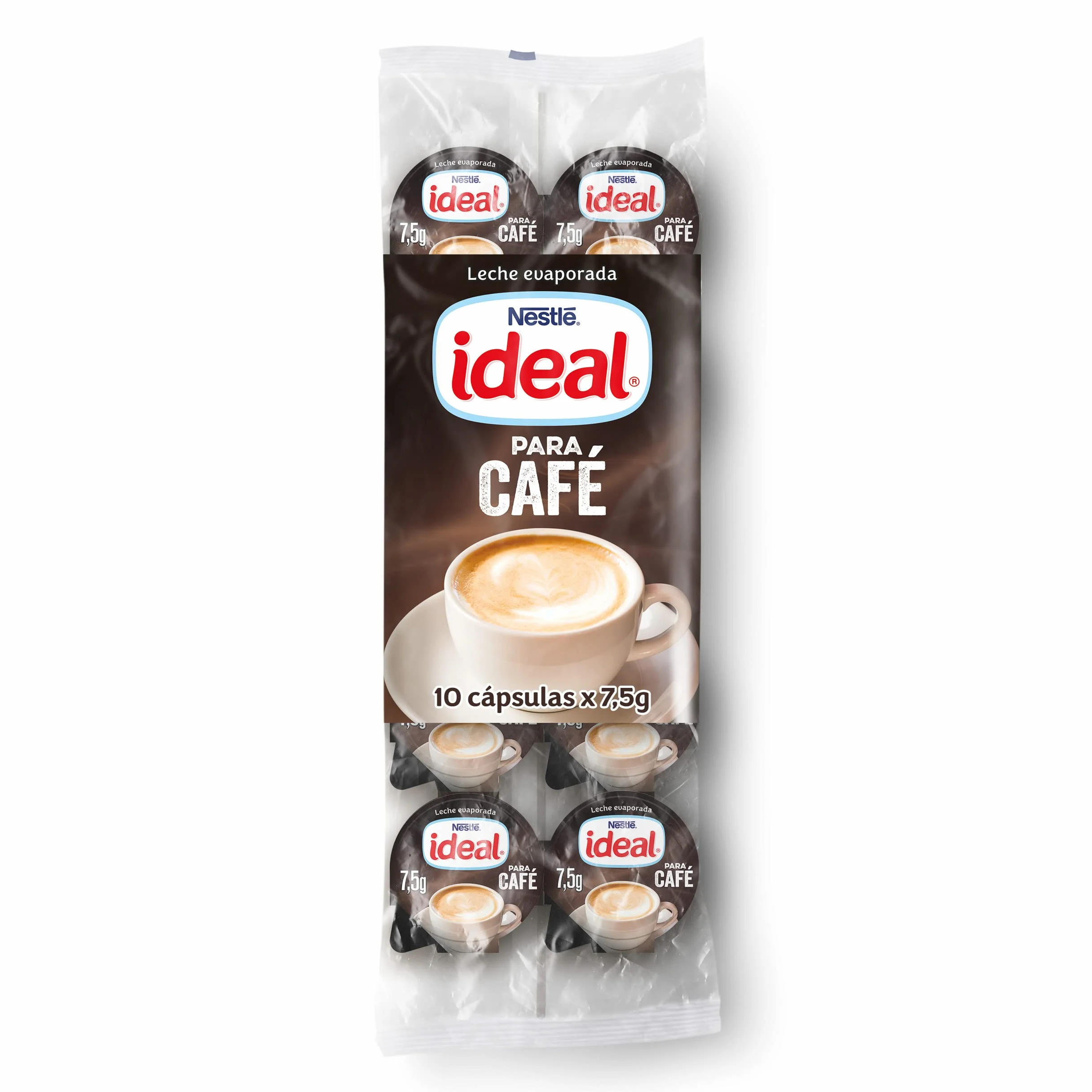 NESTLÉ IDEAL Leche evaporada semidesnatada en porciones 10x7,5g