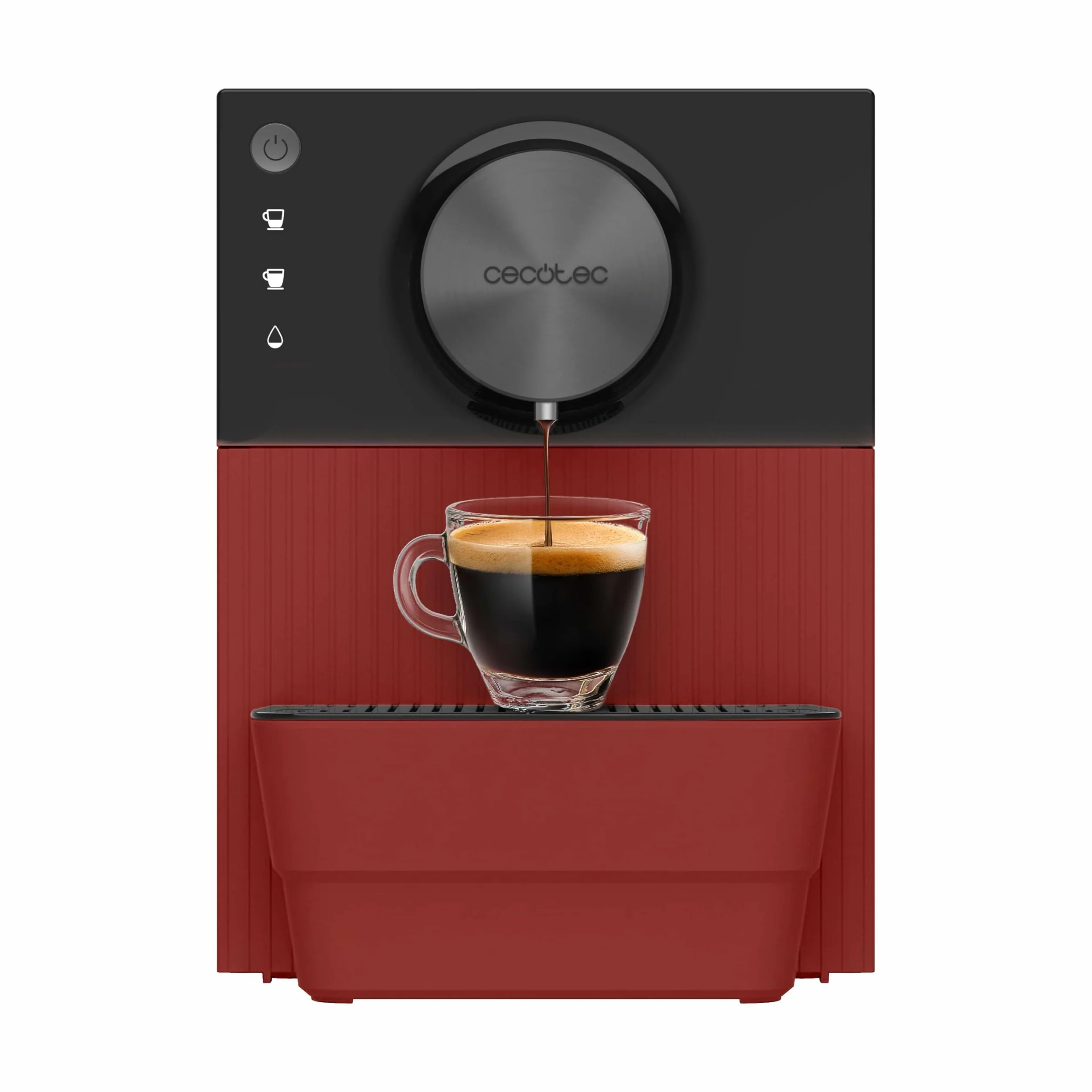 Cecotec Cafetera Superautomática Compacta Cremmaet Cube Red 1350W 19 Bares Termoblock