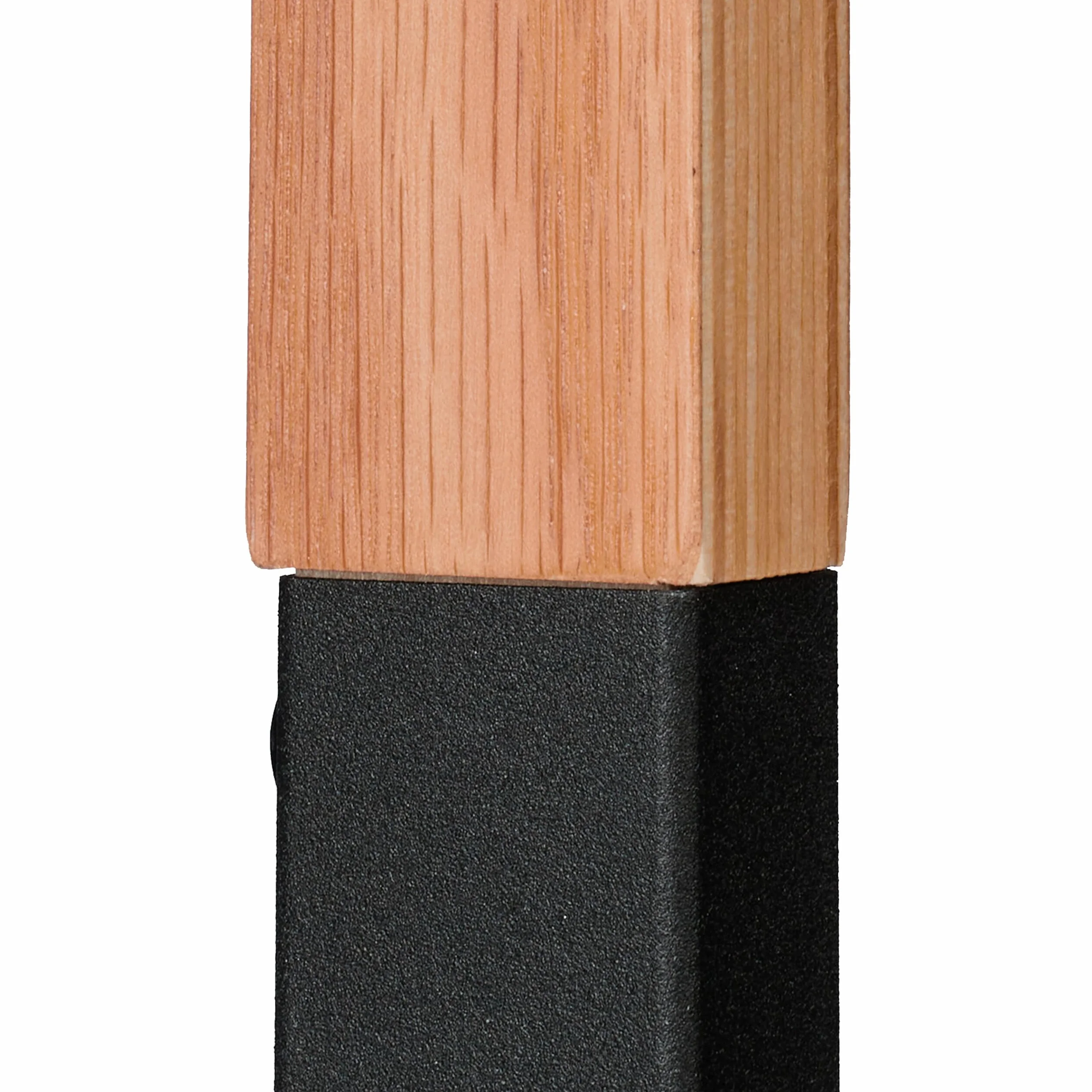 Relaxdays Galán Noche Chaqueta y Pantalón Metal Efecto Madera 107x48x20 cm Negro Natural