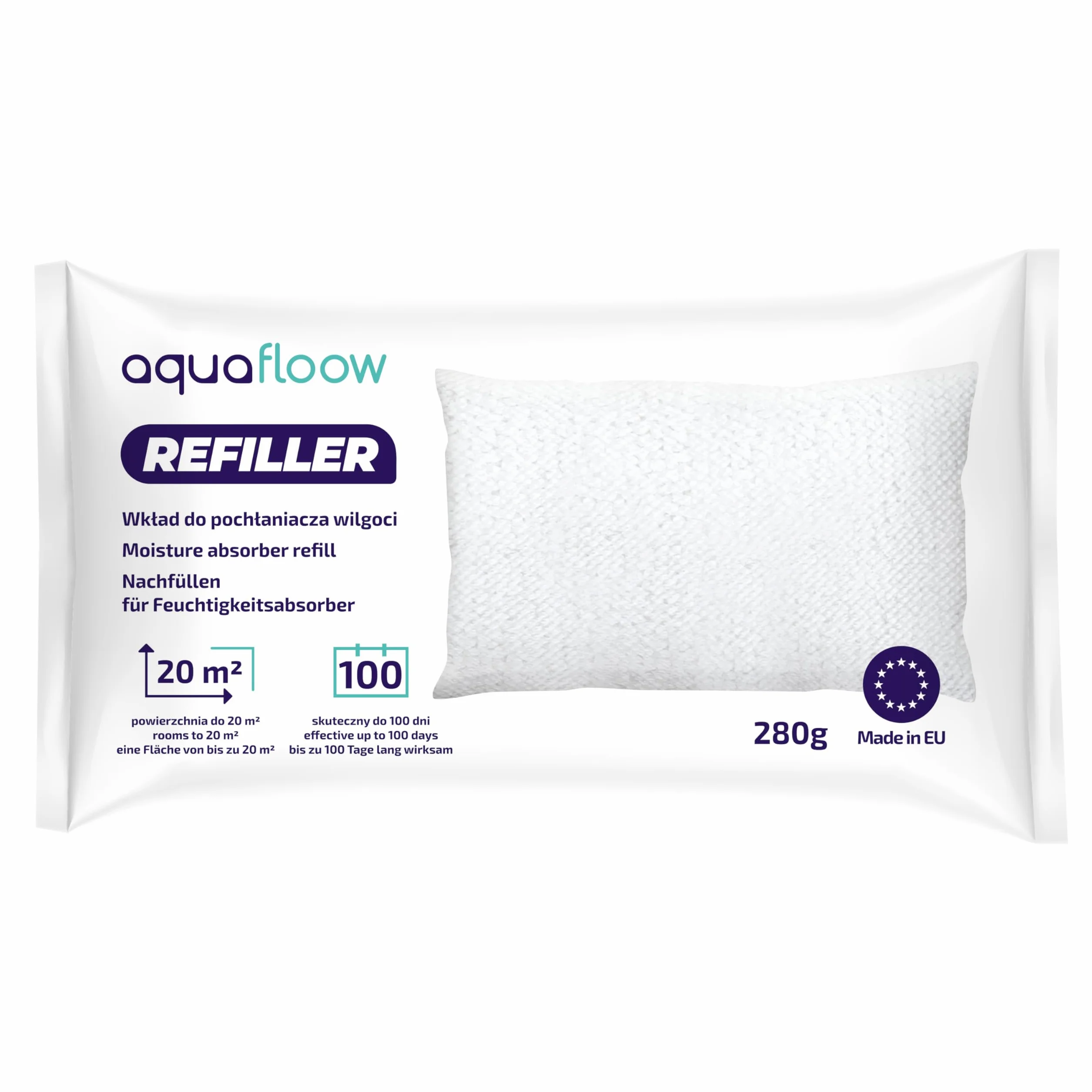 Aquafloow Bolsa Recambio Absorbe Humedad 280 g 20m³