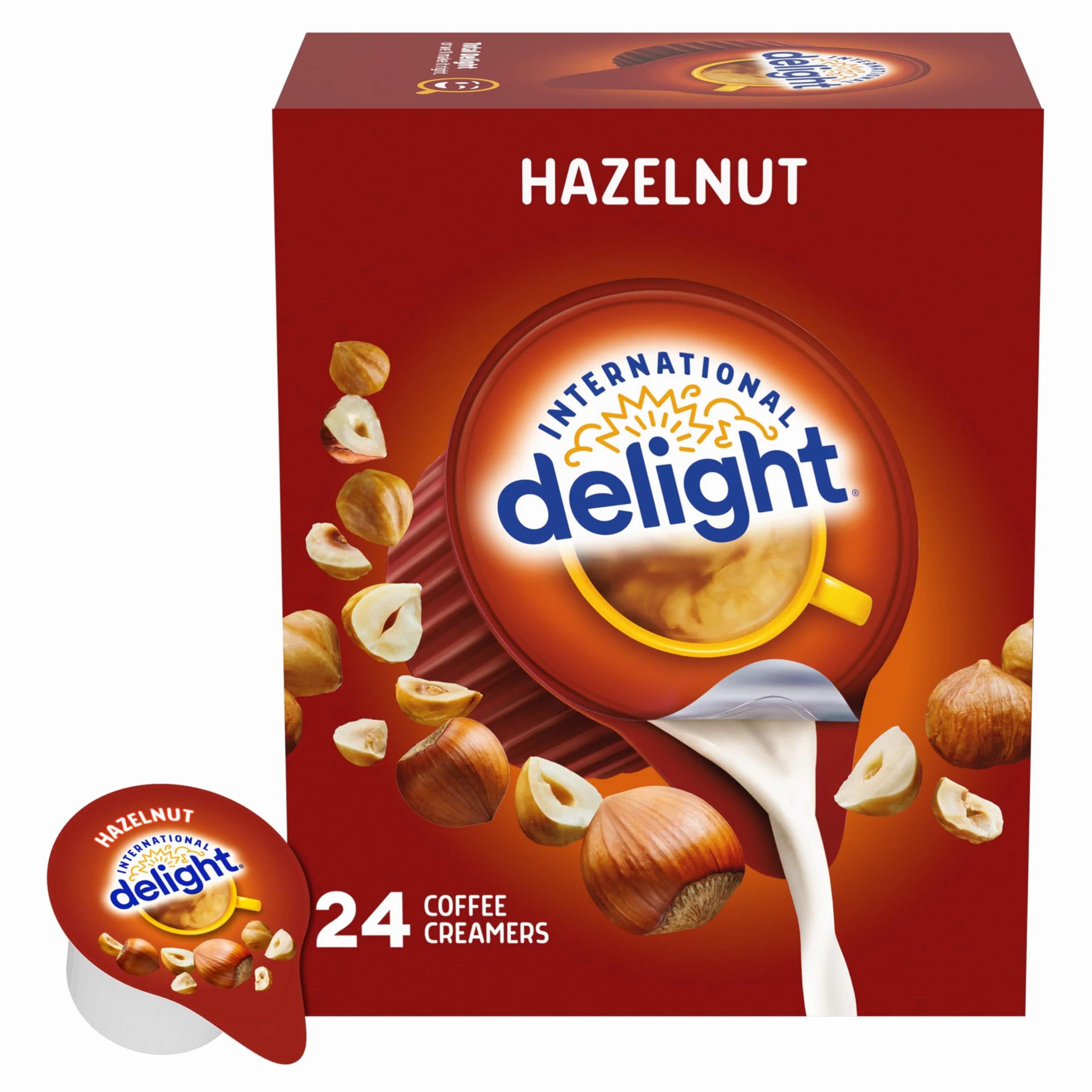 International Delight Crema de Café Avellana 24 Unidades