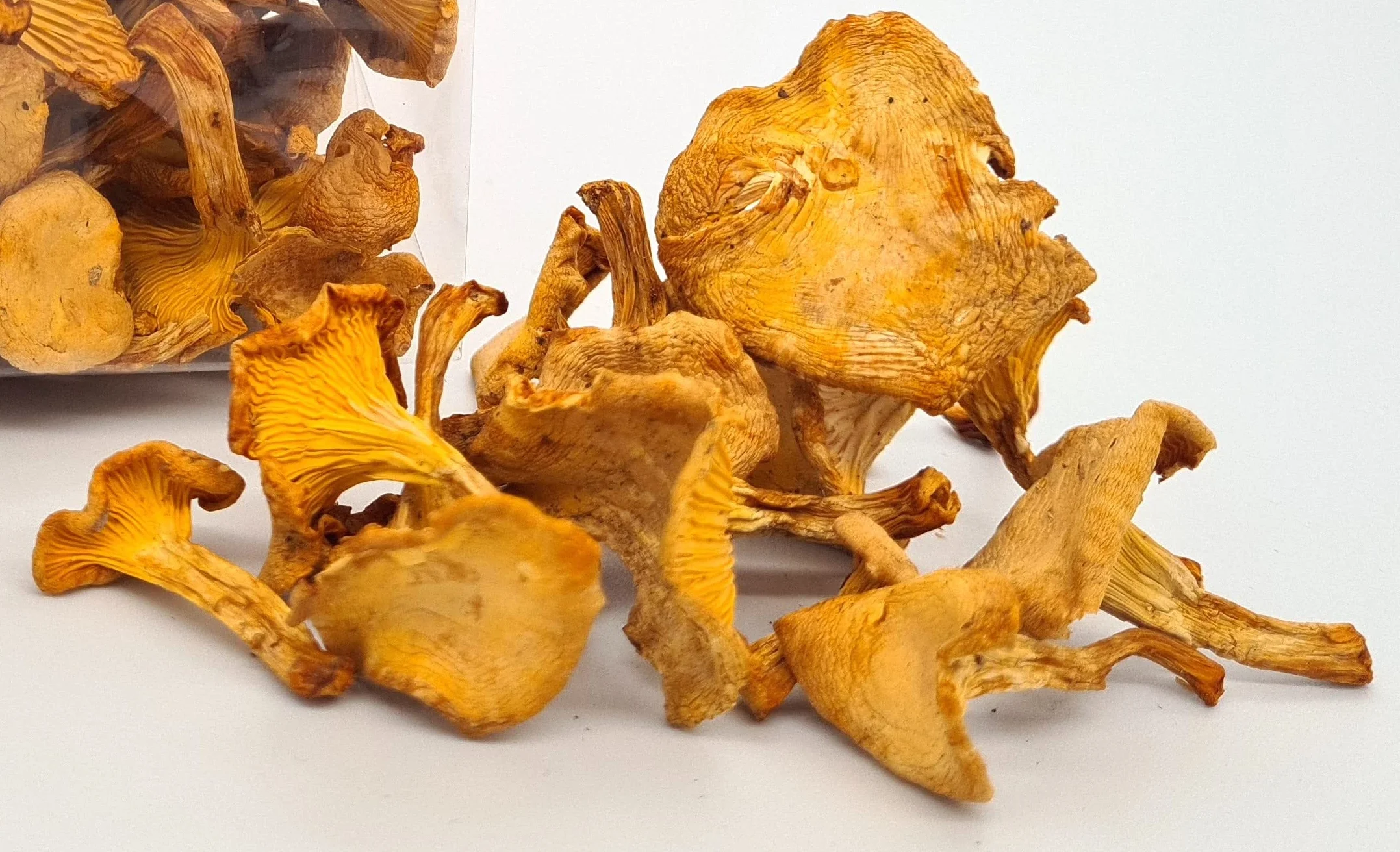 Rebozuelos secos 50 g hongos silvestres seleccionados a mano