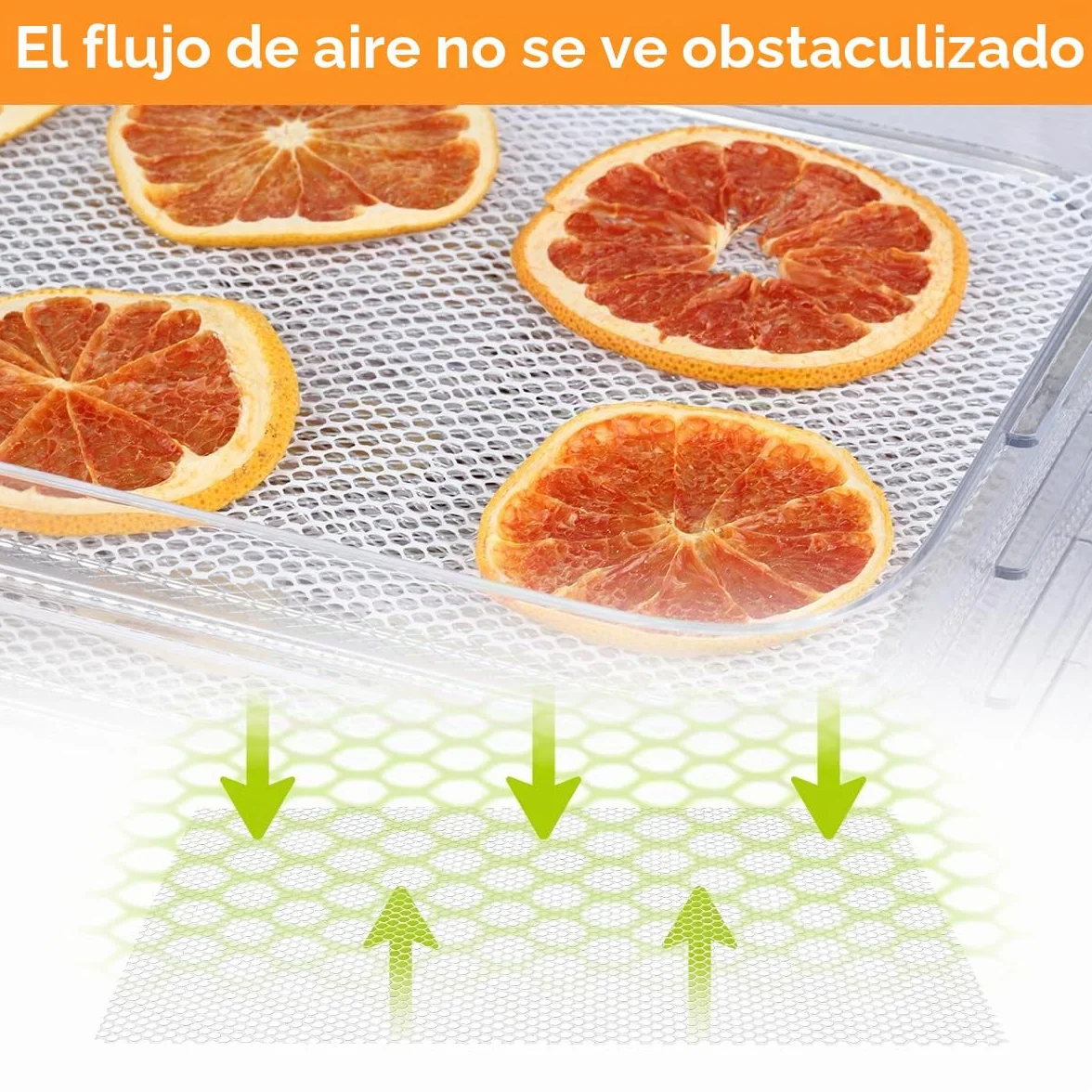 AIEVE Hojas de Silicona Antiadherente para Deshidratador de Frutas YASHE, Sin BPA, 17 x 26 cm