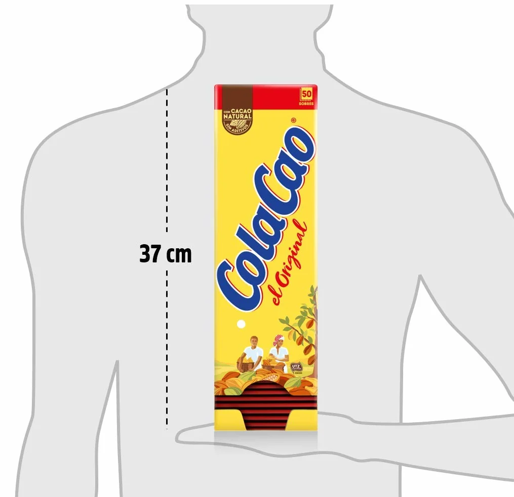 ColaCao Original con Cacao Natural 50 sobres 18g