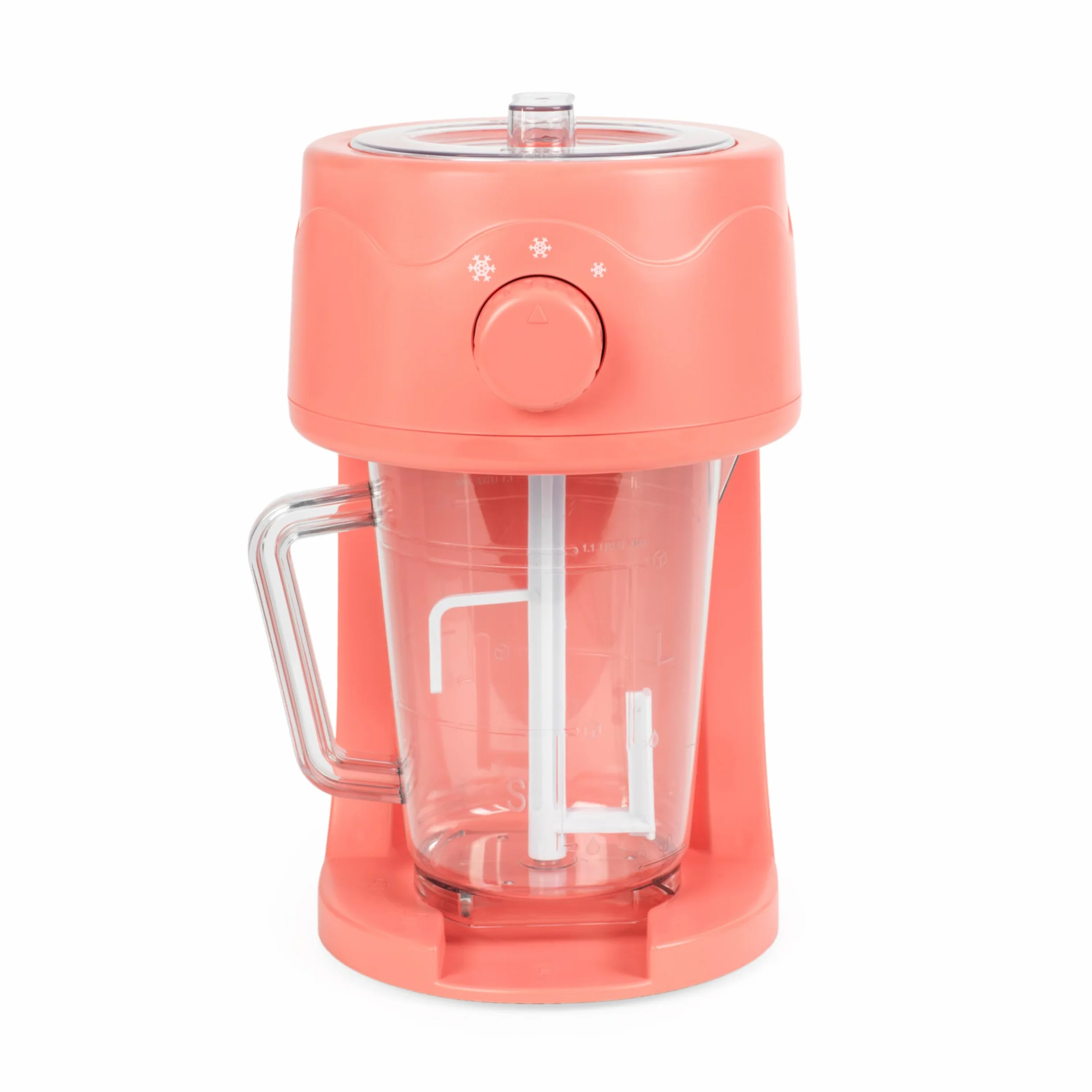 Giles & Posner Funfair Máquina para hacer granizados 1,1 L acero inoxidable 3 modos hielo fino esponjoso grueso café helado cócteles