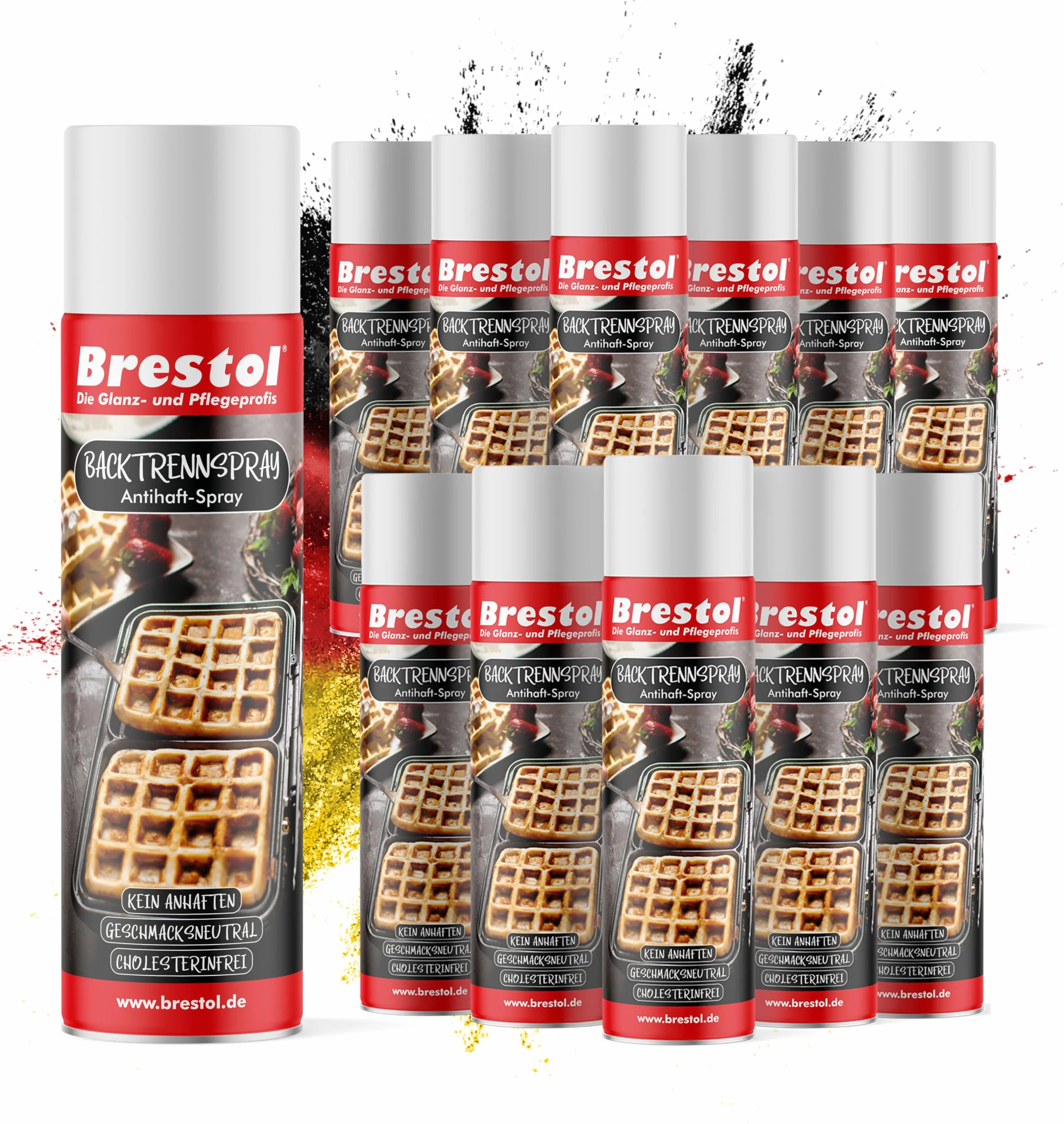 BRESTOL® Spray de separación para hornear, 12 x 200 ml, vegano