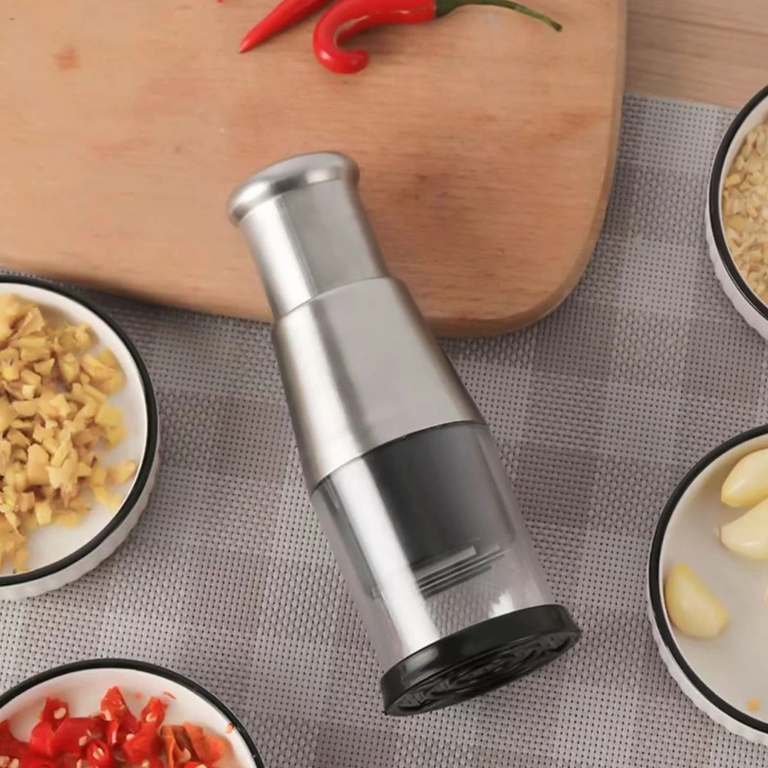 Prensa De Ajo Multifuncional Picadora Manual De Cebolla Y Ensalada Para Verduras