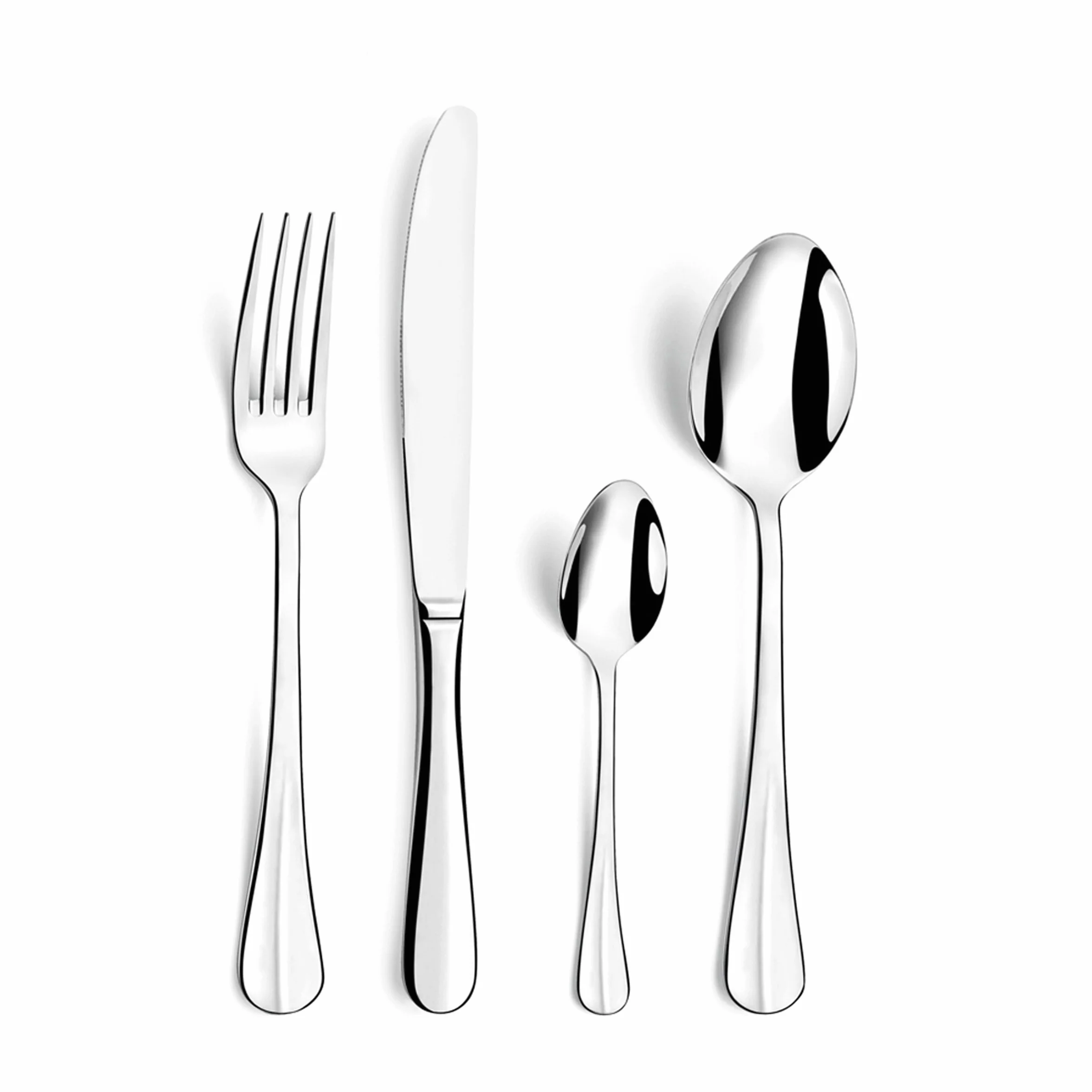 AMEFA Coffret de 24 couverts Gamme Baguette Acier inox