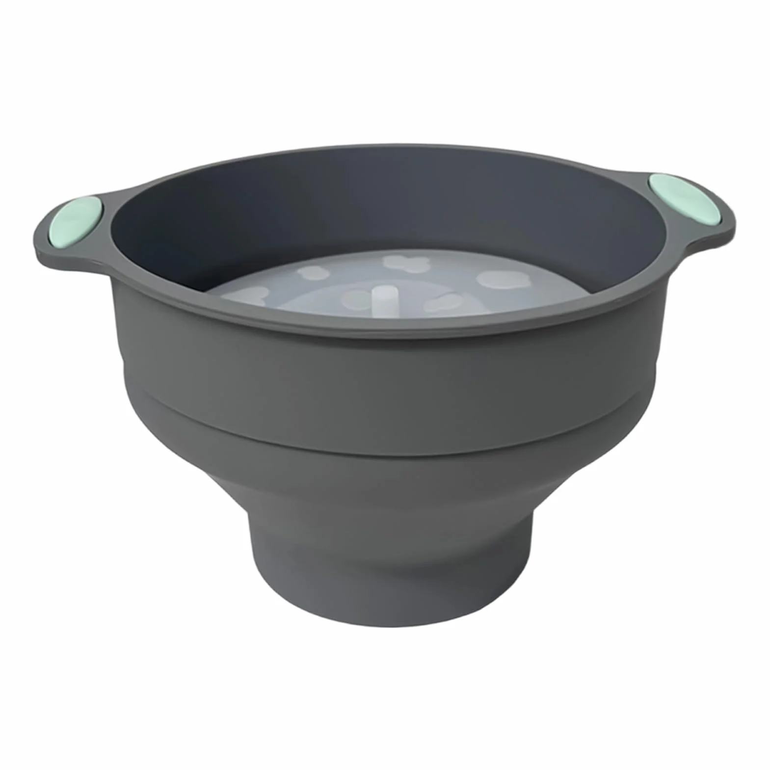 Máquina de palomitas de maíz para microondas, silicona plegable, cuenco para palomitas, hogar, oficina