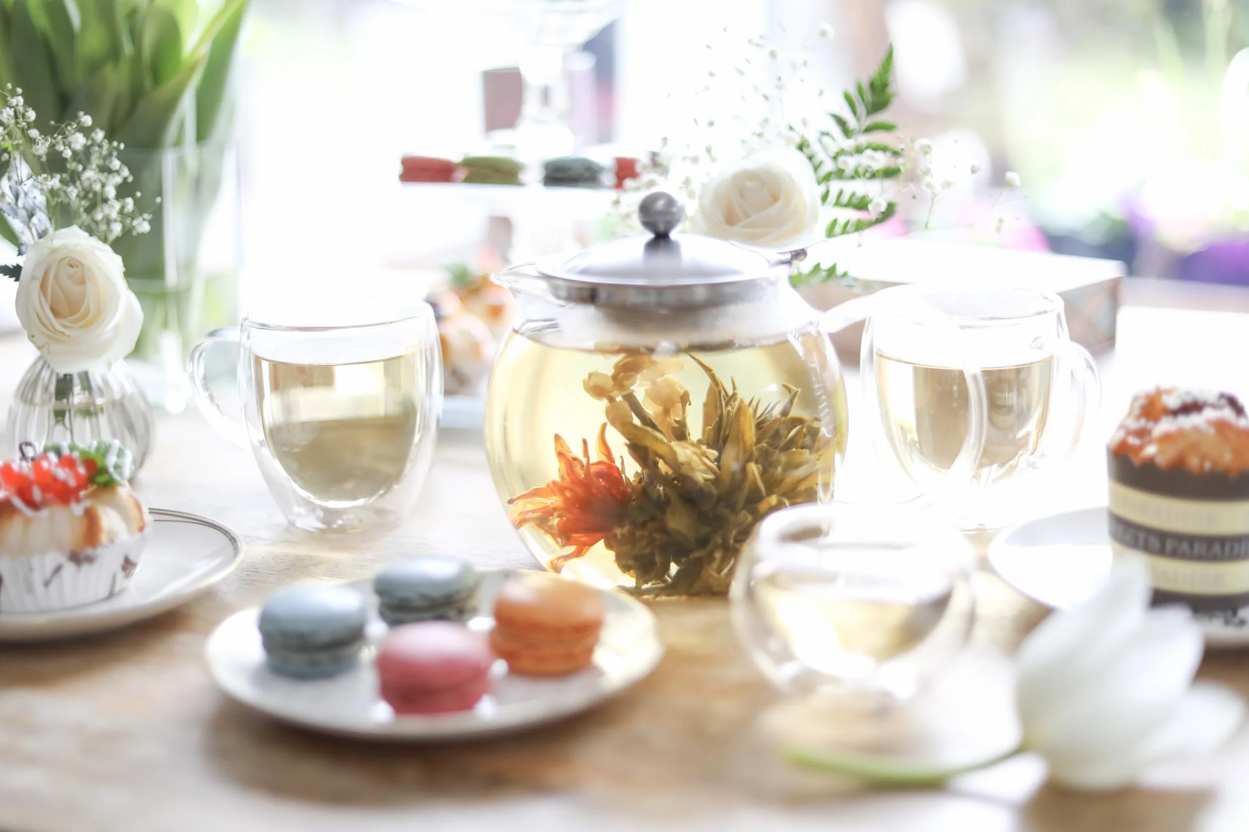 Teabloom Tetera Clásica de Cristal 1200 ml con Infusor Extraíble de Acero Inoxidable