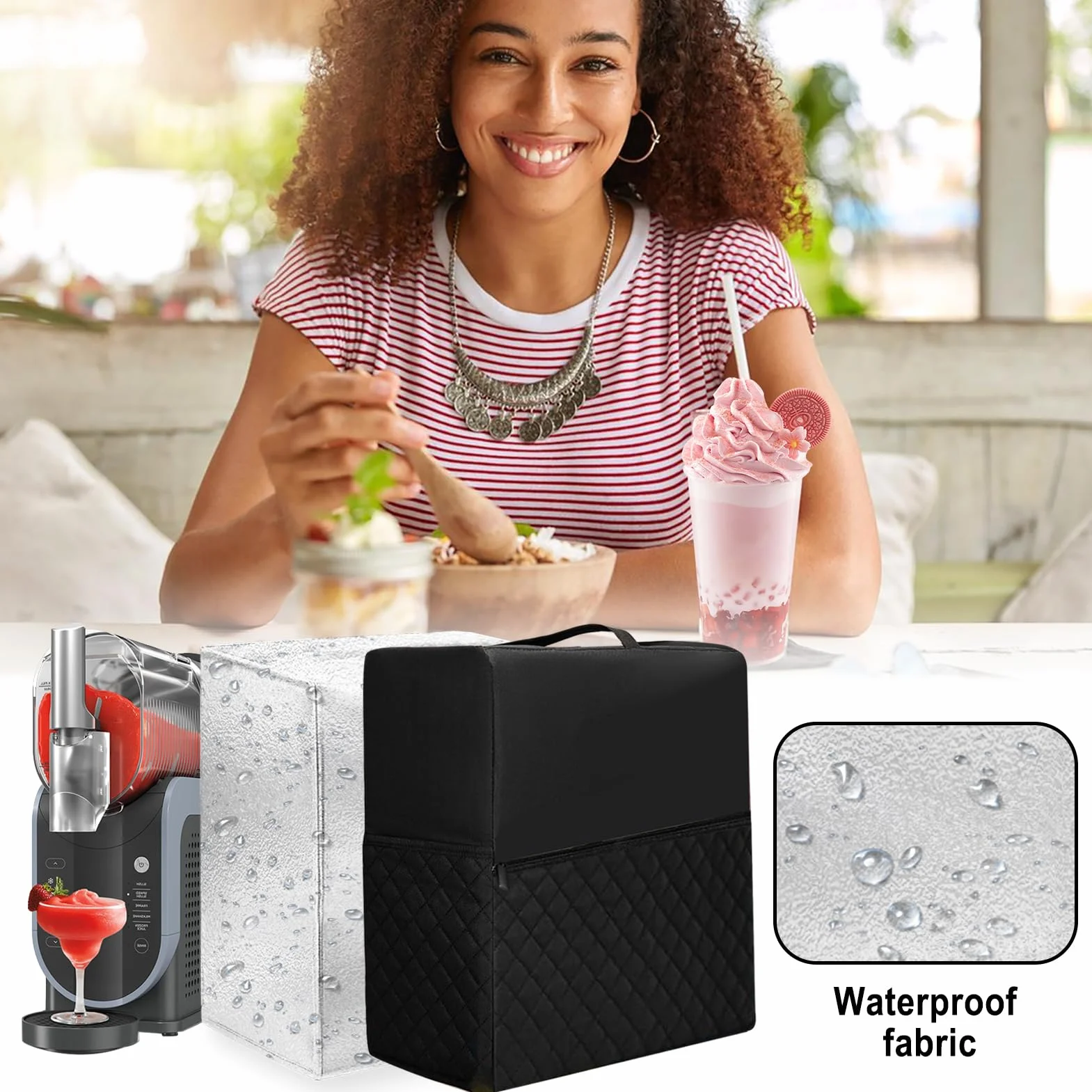 Ninja FS301EU Cubierta para Máquina de Granizado Impermeable Antipolvo