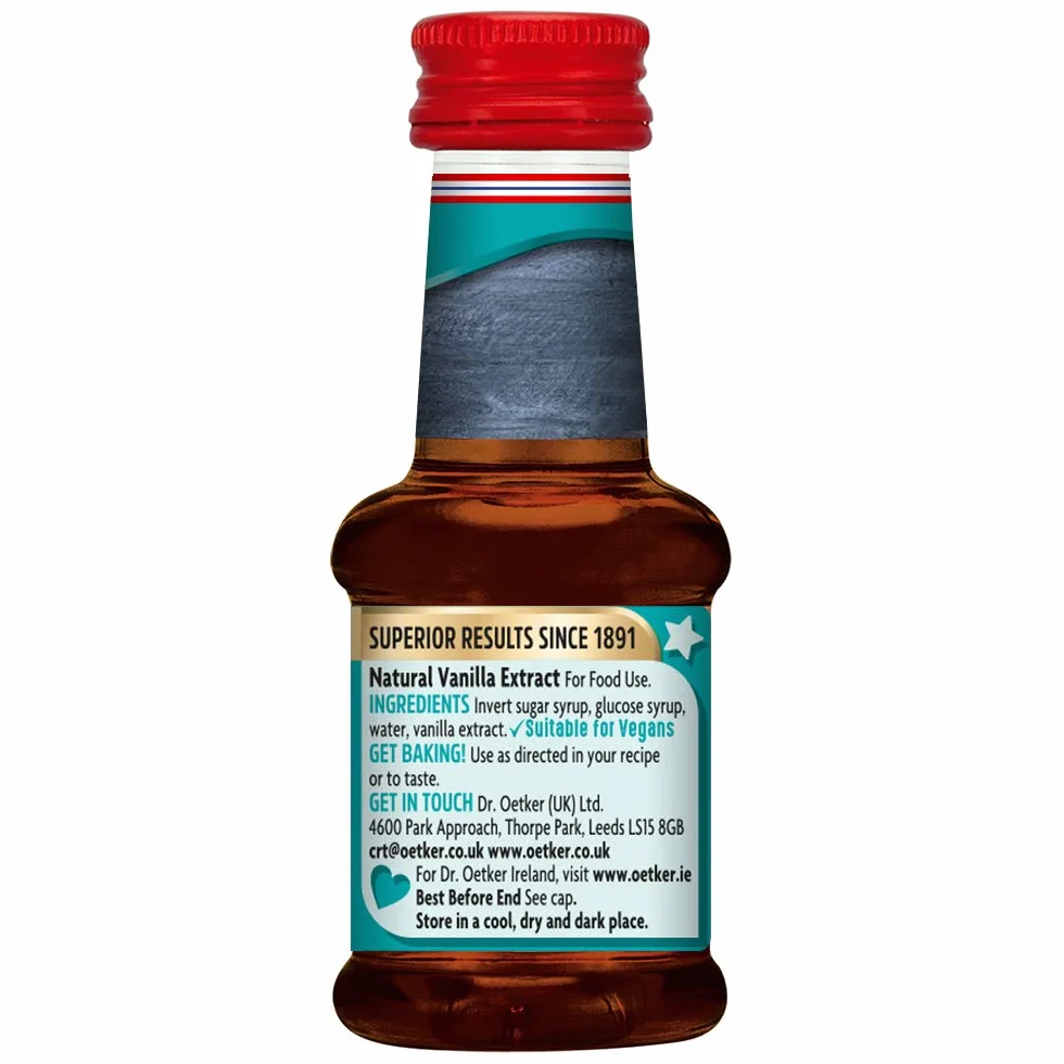 Dr Oetker Madagascan Vanilla Natural Food Extract 38ml