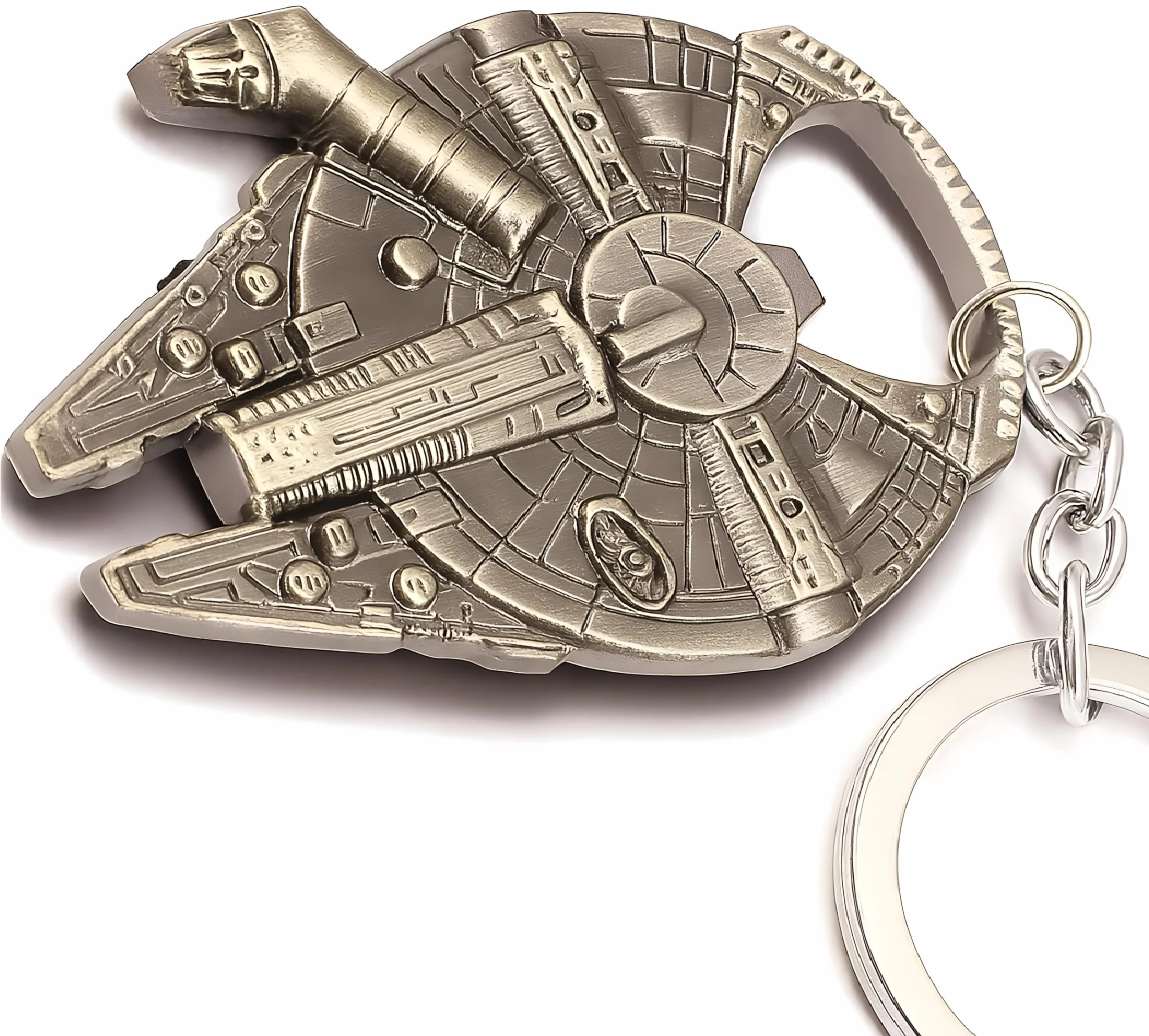 Abrebotellas Halcón Milenario Han Solo Llavero Acero Inoxidable 60x50mm Regalo Star Wars