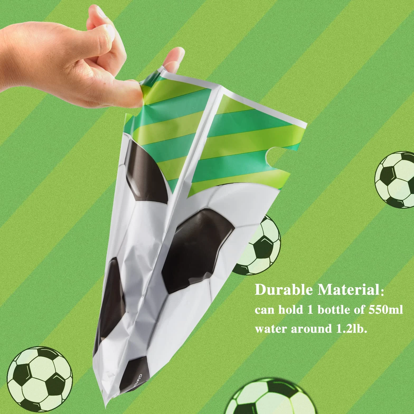 ASTARON 30 bolsas de regalo de cumpleaños de fútbol para fiestas infantiles, bolsas de plástico para fiestas de fútbol, ​​bolsas de regalo para niños, regalos de fútbol, ​​suministros de decoración