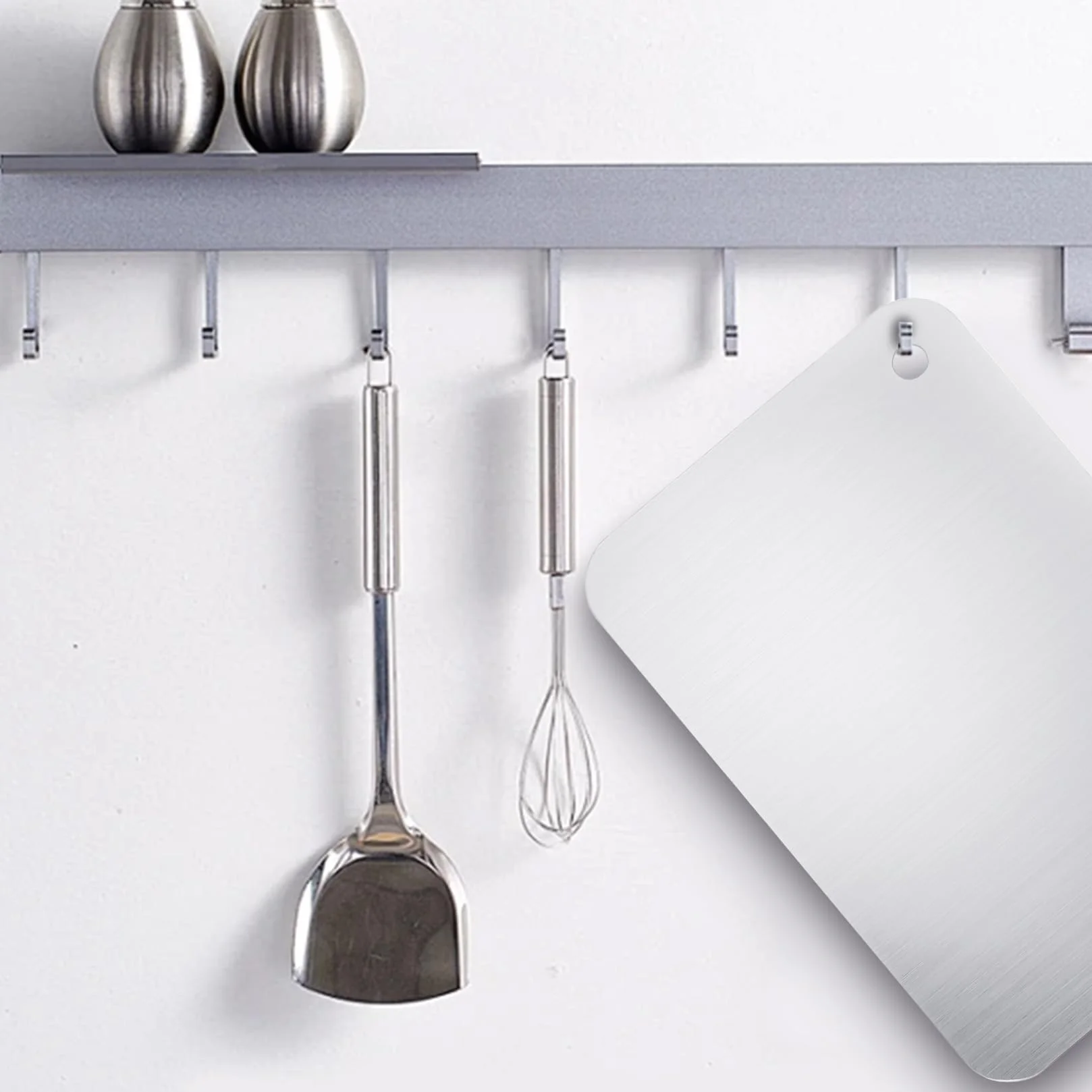 Titanium Cutting Board Doble Cara 23.5x14.5cm para Carne Verduras Frutas