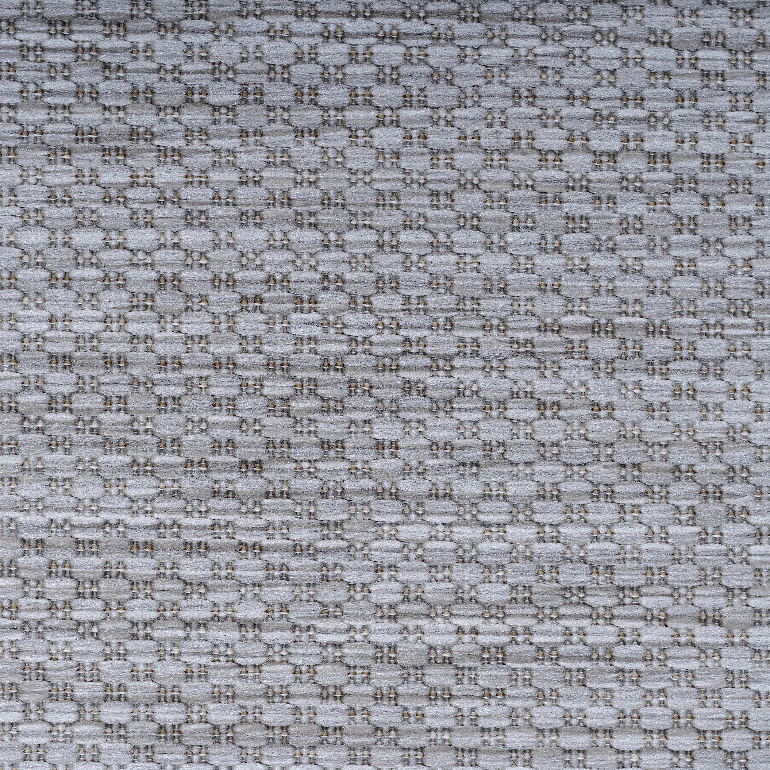 SIMPEX Alfombra de Exterior, Unicolor - Monocromo, Alfombra Color Plata, 240 x 340 cm, Alfombras de Estilo Moderno, Cocina, balcón, terraza, jardín, Picnic