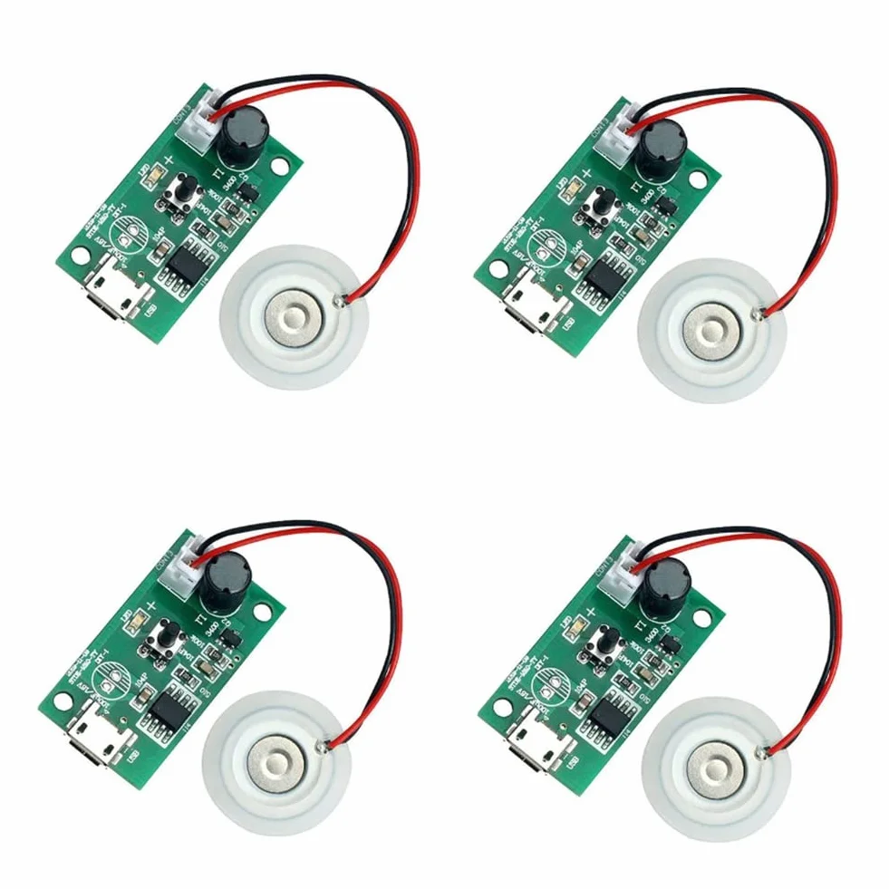 4 unids 20mm ultrasónico niebla fabricante Fogger atomizador transductor atomizador película placa accesorios humidificador Junta en goma