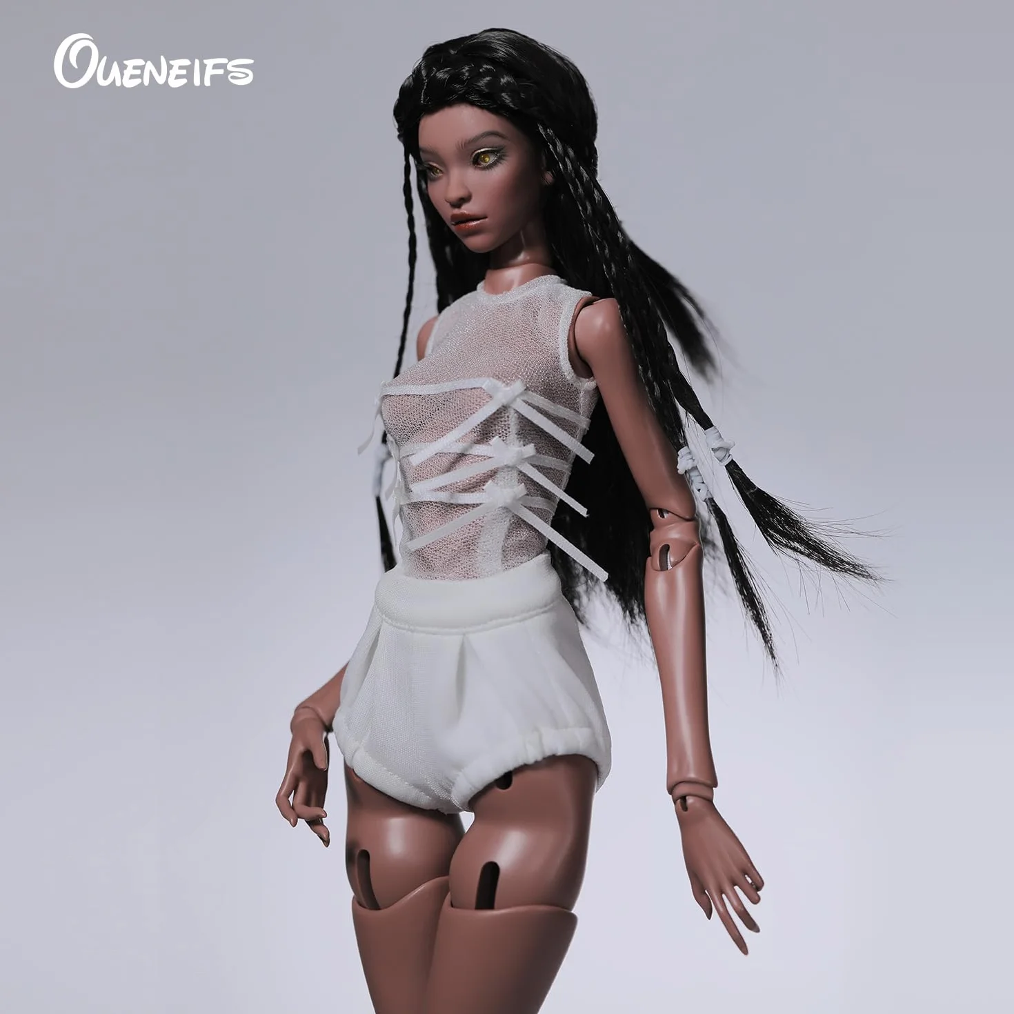 Oueneifs Banksy Doll BJD - Muñeca de resina especial de 1/4, cuerpo delgado, color de piel, color blanco, opción de regalo para niños de más de 15 años