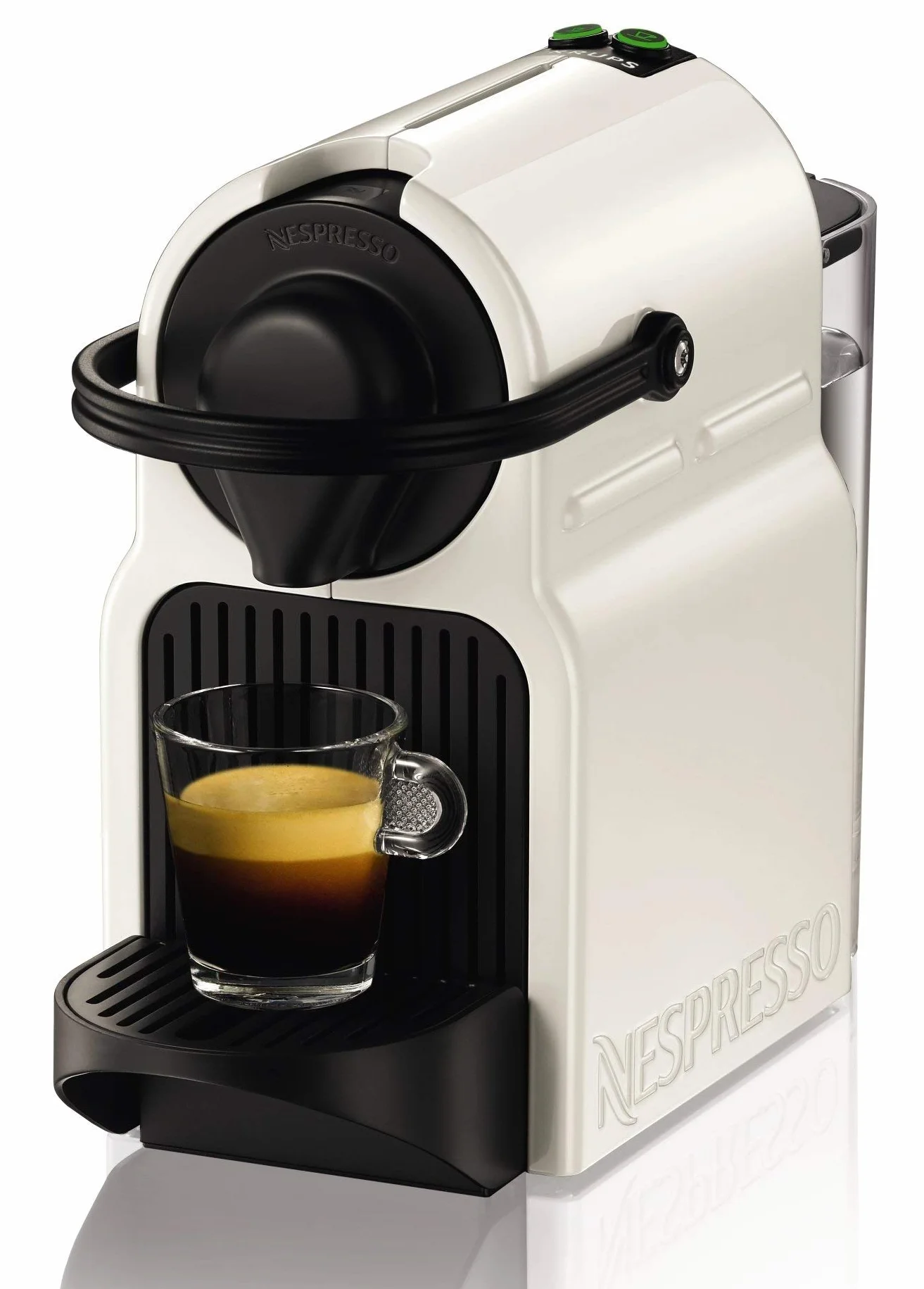 Nespresso Krups Inissia XN1001 Cafetera Monodosis 19 Bares Blanco Reacondicionado