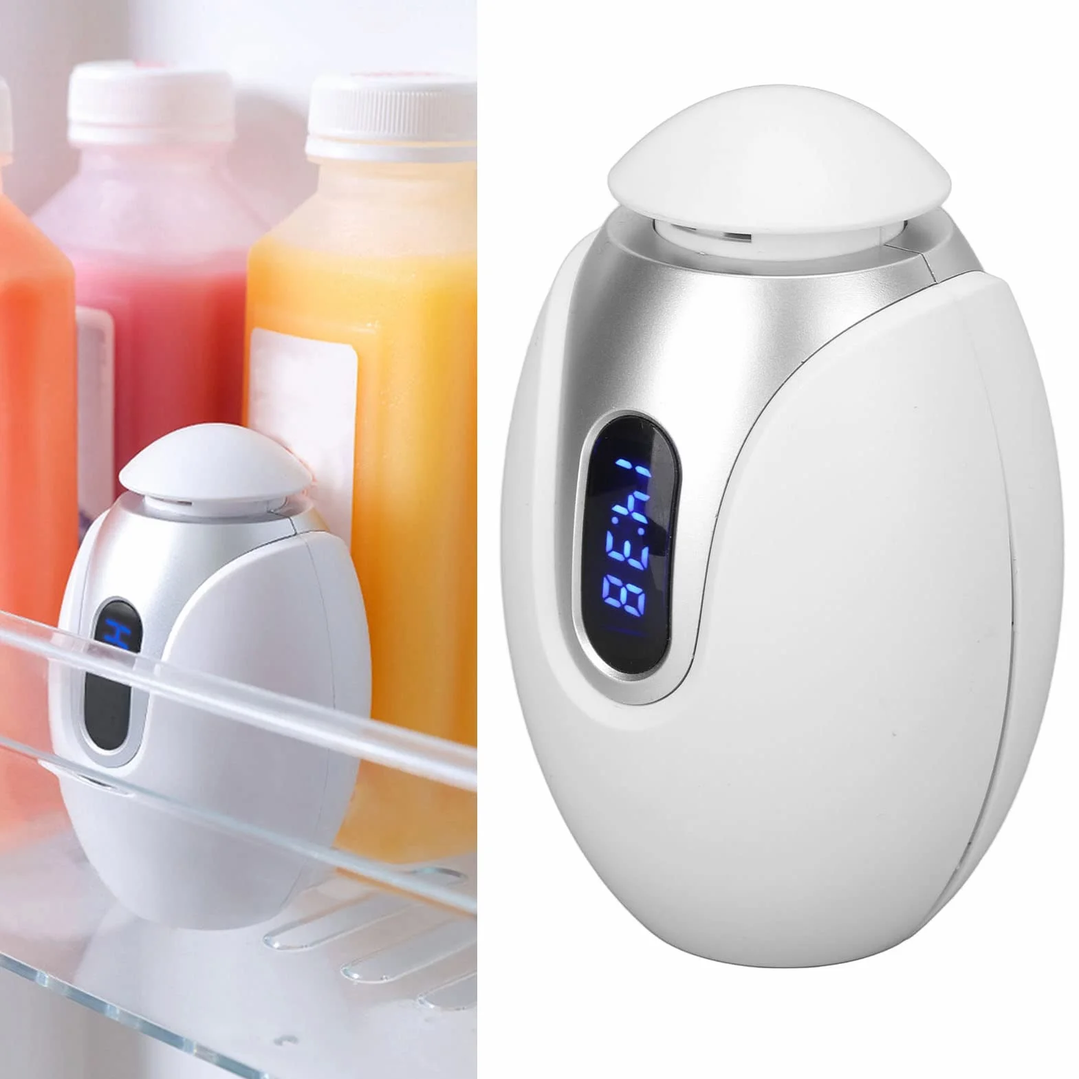 Desodorante de ozono recargable USB para refrigerador