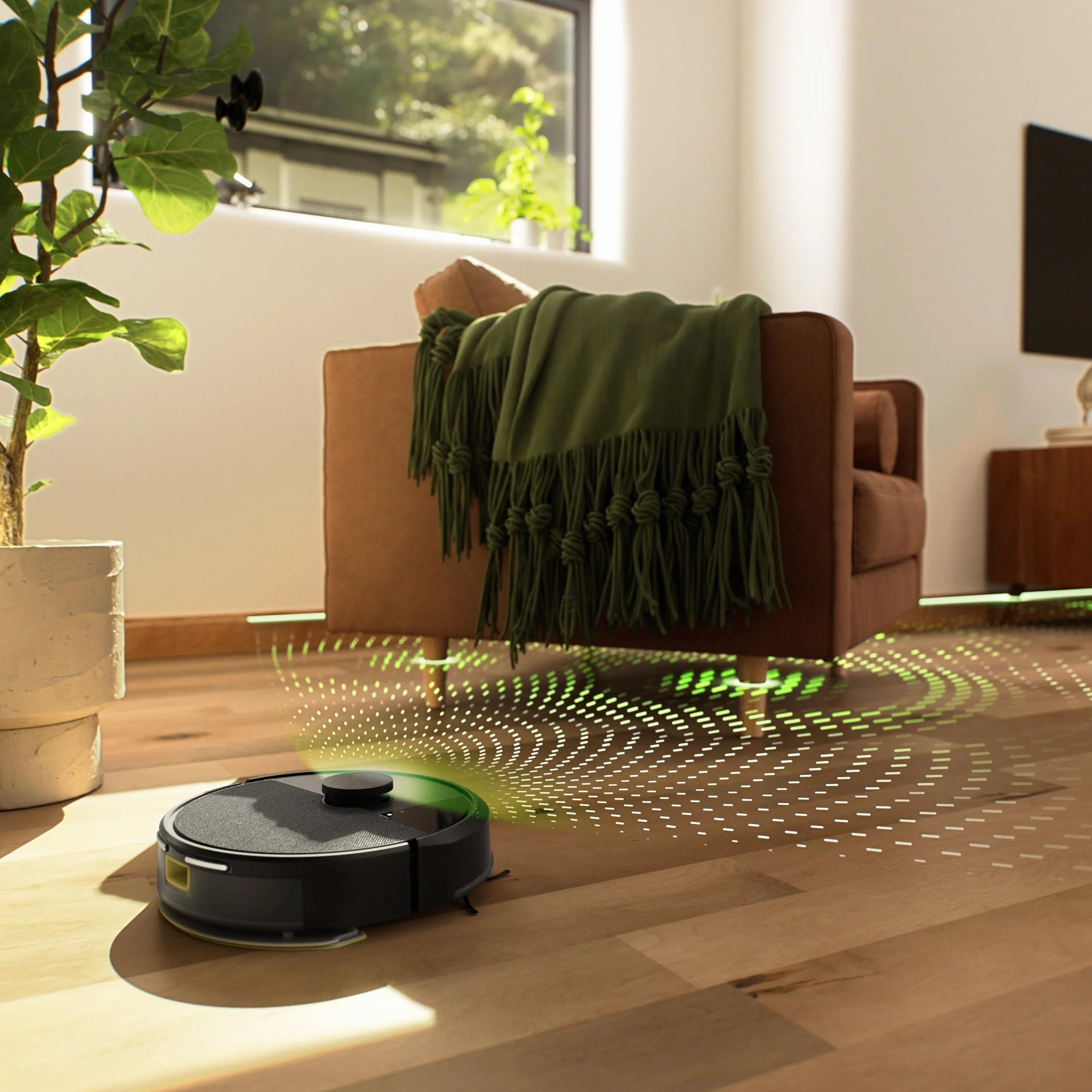 iRobot Roomba 105 Combo Base AutoEmpty Aspirador y friegasuelos 7000Pa 120 mins Clearview LiDAR SmartScrub