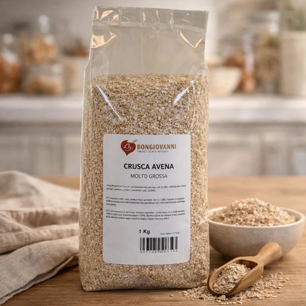 Bongiovanni Bontà Naturali Salvado De Avena Grande 1Kg