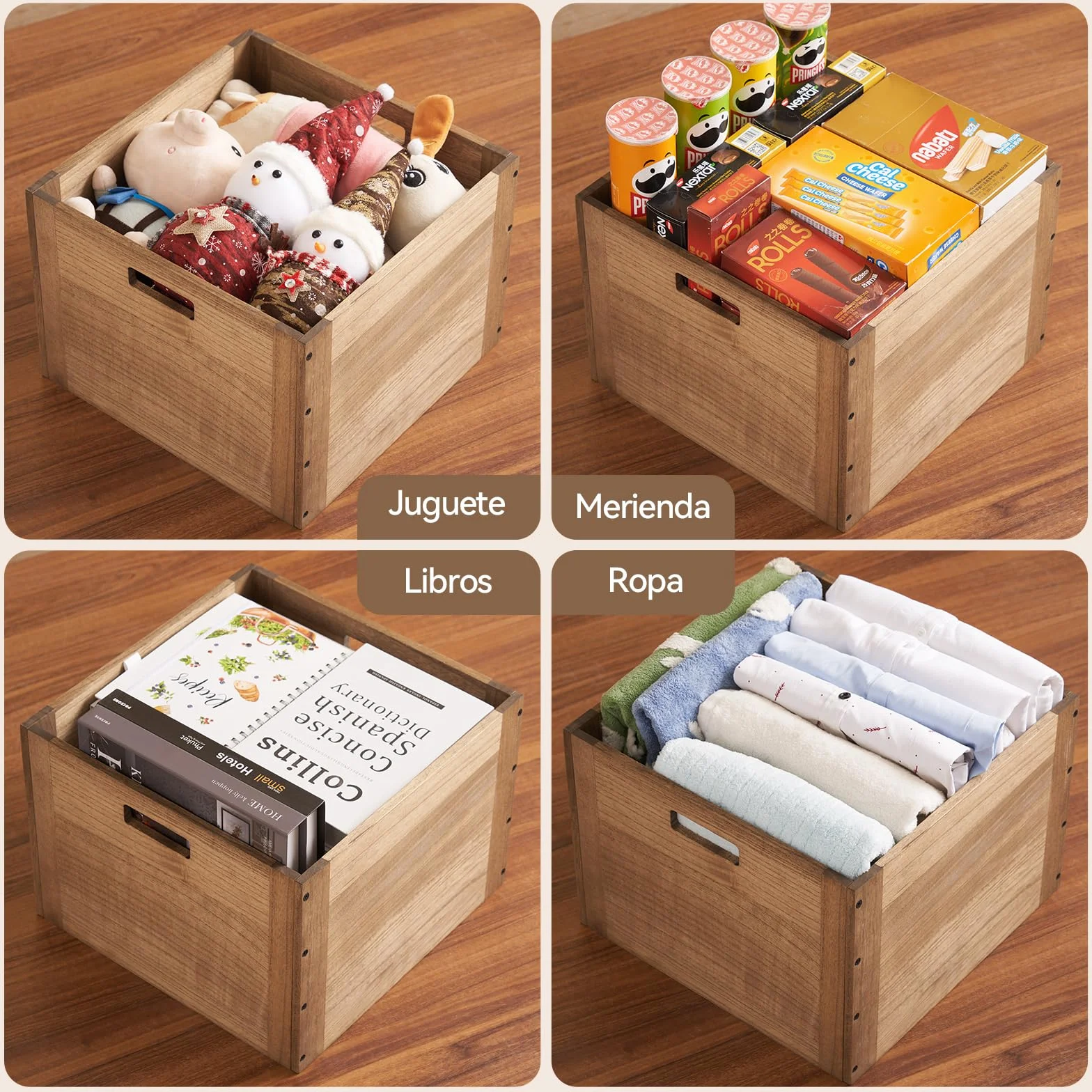 KIRIGEN Cubo de almacenamiento modular abierto F26-DBR