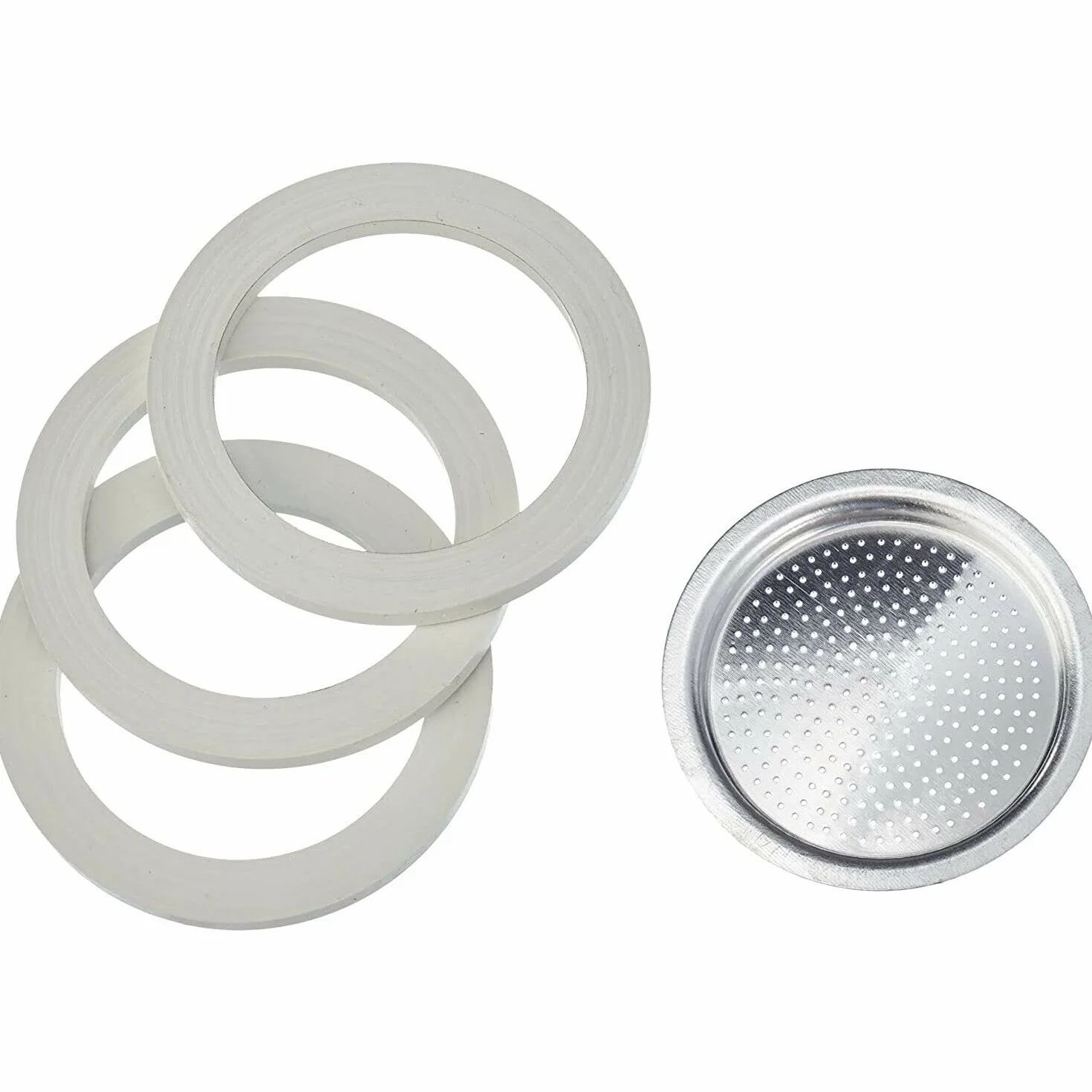 Bialetti guarnizioni gomma filtro moka 3 tazze