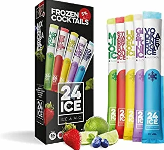 24 ICE Frozen Cocktails 5 Helados para adultos