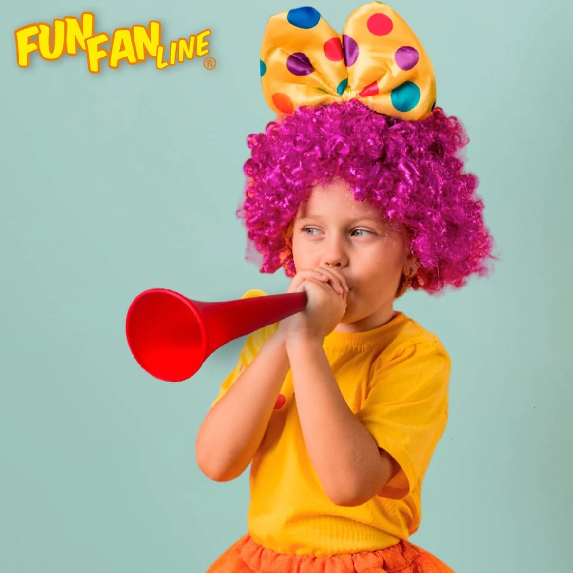 Pack Vuvuzelas Personalizables 120 DB | Combina 3 Colores (Trompeta, Soplador, Anillo) para tu Equipo o Fiesta | Bocina de Animación Fuerte