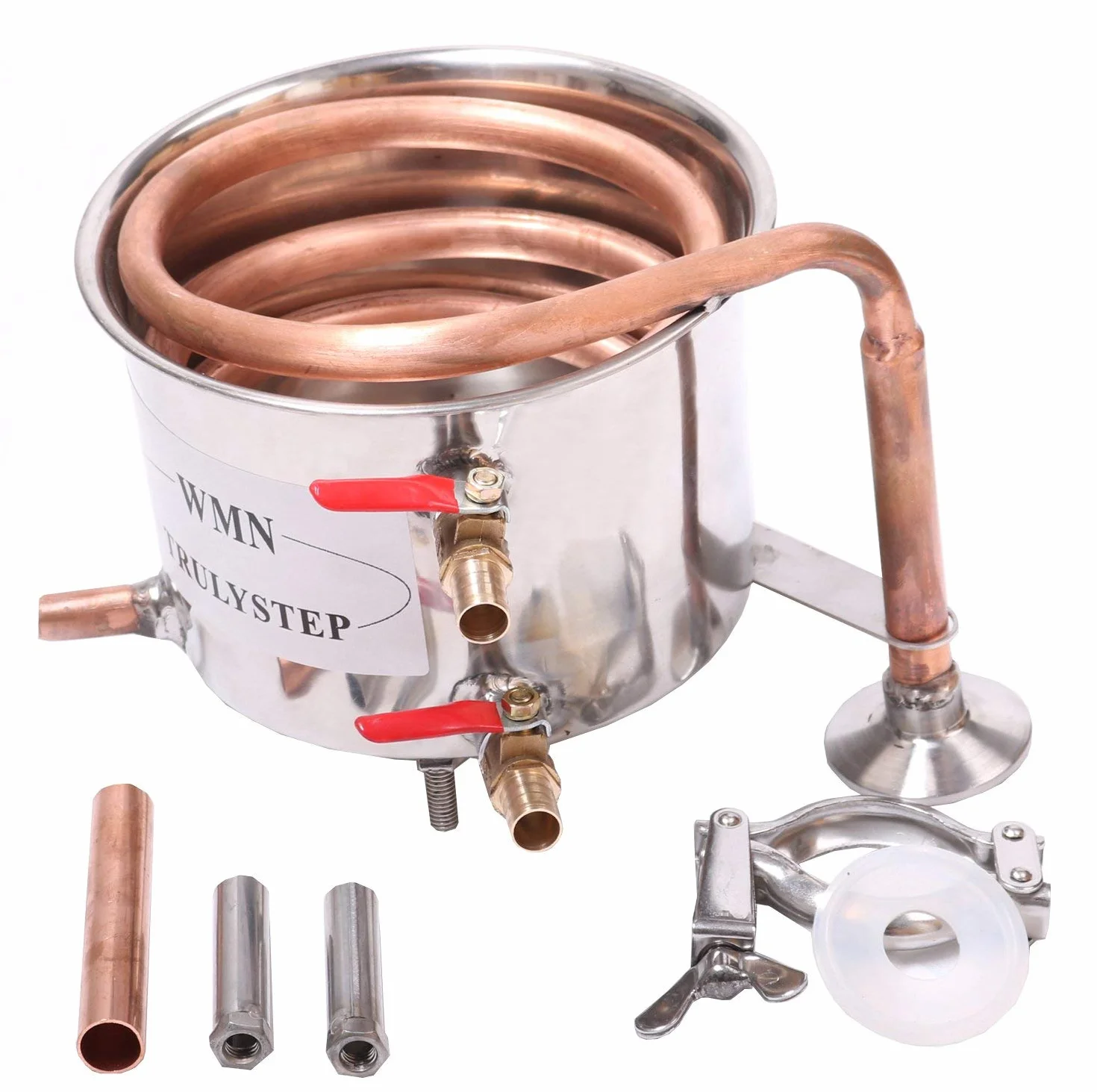 Kit de destilación de cobre 10L destilador casero para vino alcohol cerveza
