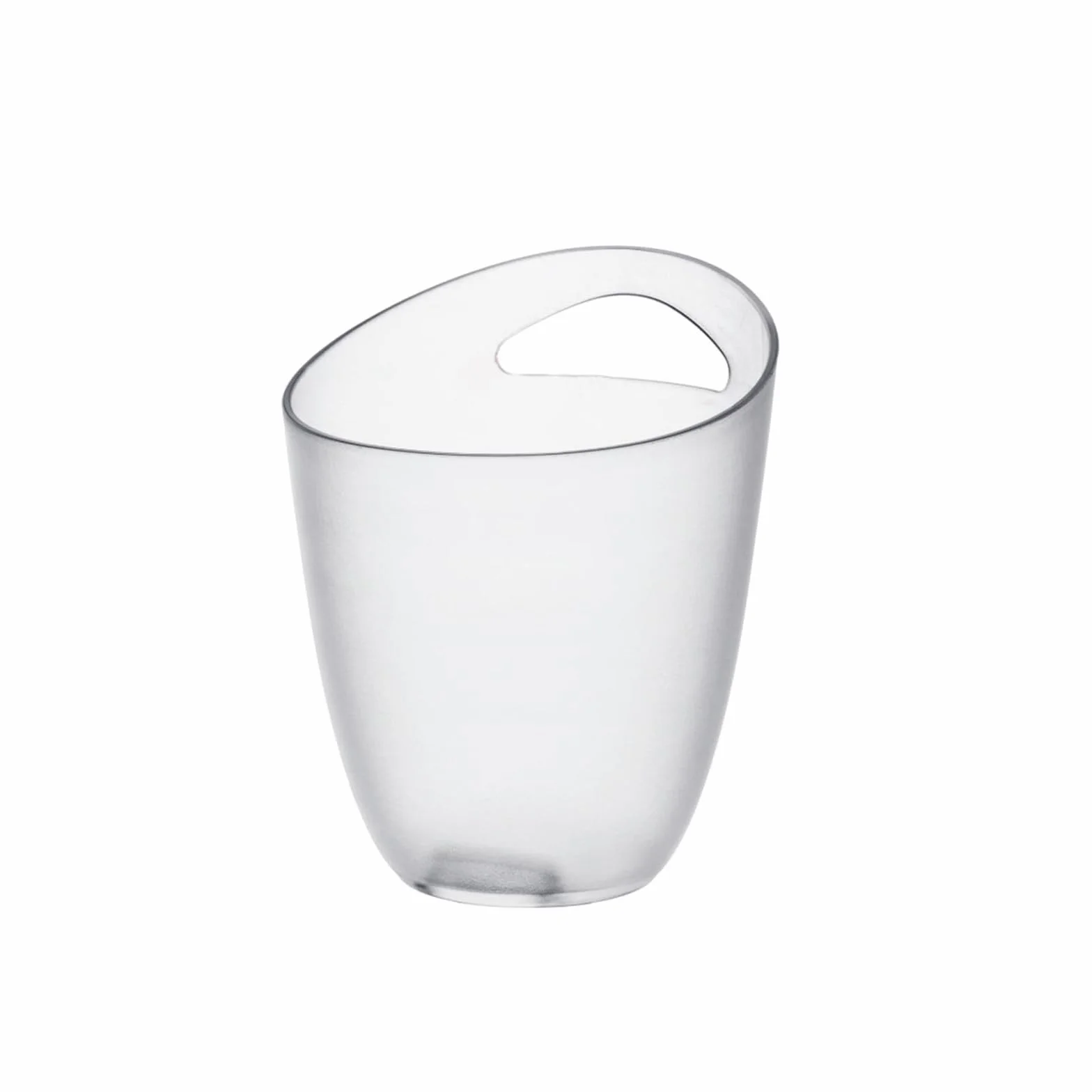 Portabilidad Cubo de Hielo Transparente Bebida Agua