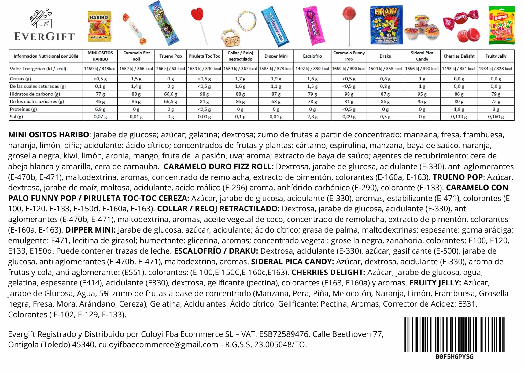 Pack de 320 Chuches Cumpleaños para Relleno Piñatas | Bolsas de Golosinas para Fiestas Infantiles
