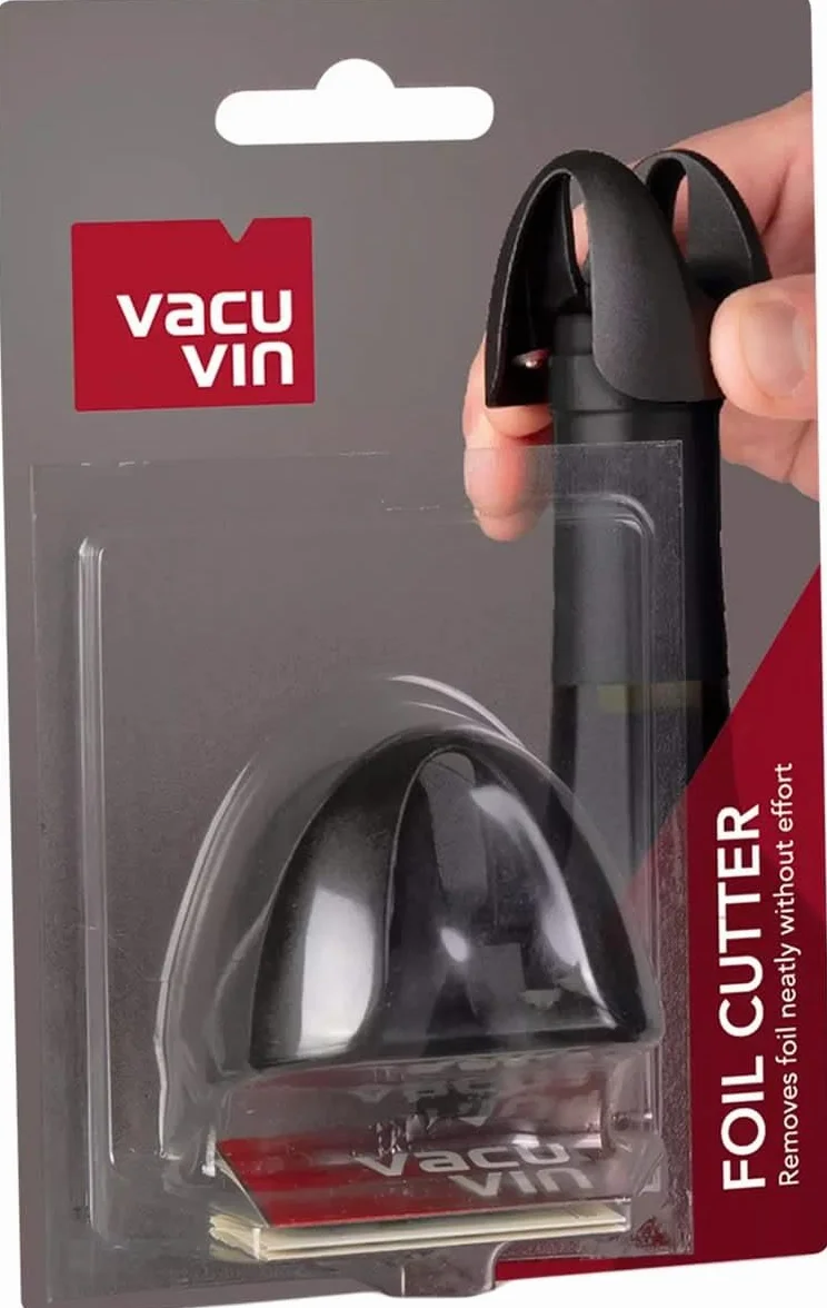 Vacu Vin Vacuvin, Corta cápsulas 4 Cuchillas, Color Negro, Acero Inoxidable (FBA_68544606)