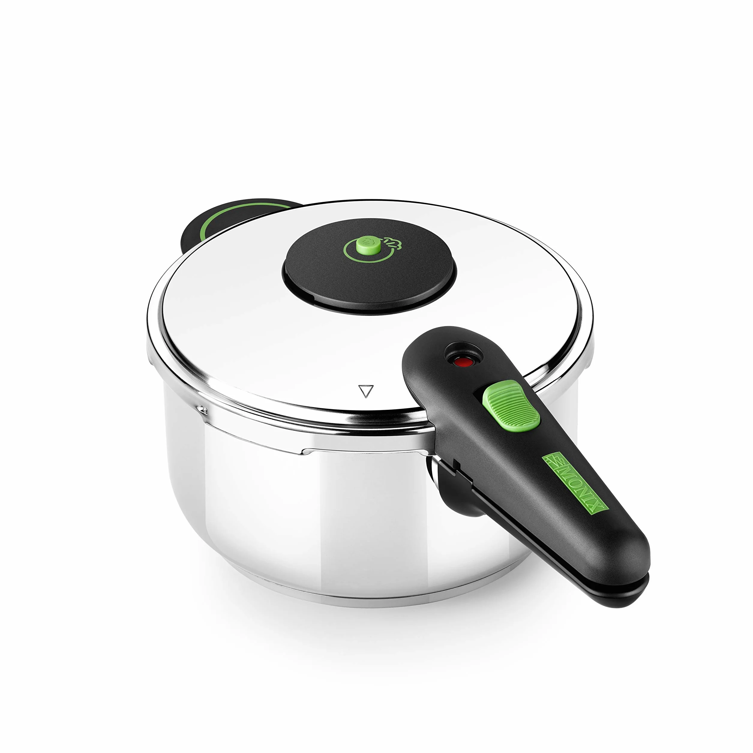 MONIX Presto Olla a Presión 4L Acero Inoxidable 18/10 Inducción