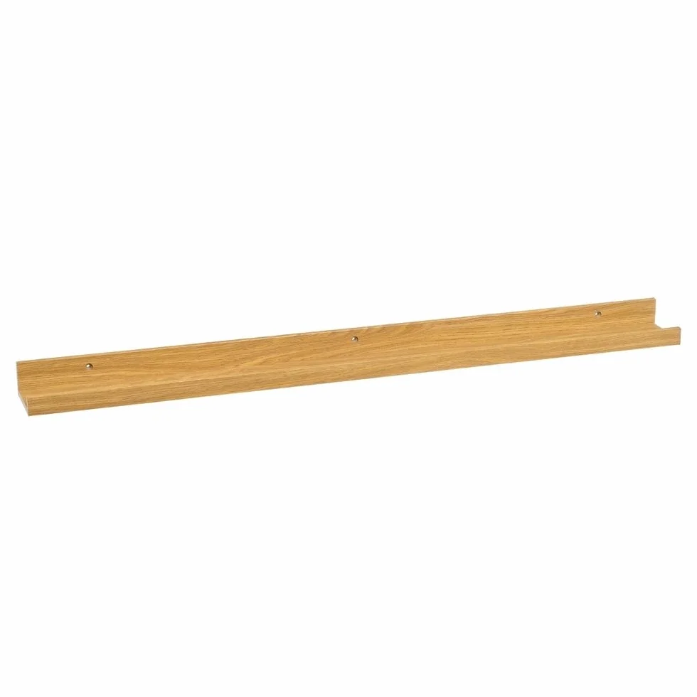 Repisas de Pared Balda Flotante Madera Estante con Bordes Estantería Estrecha LOLAhome