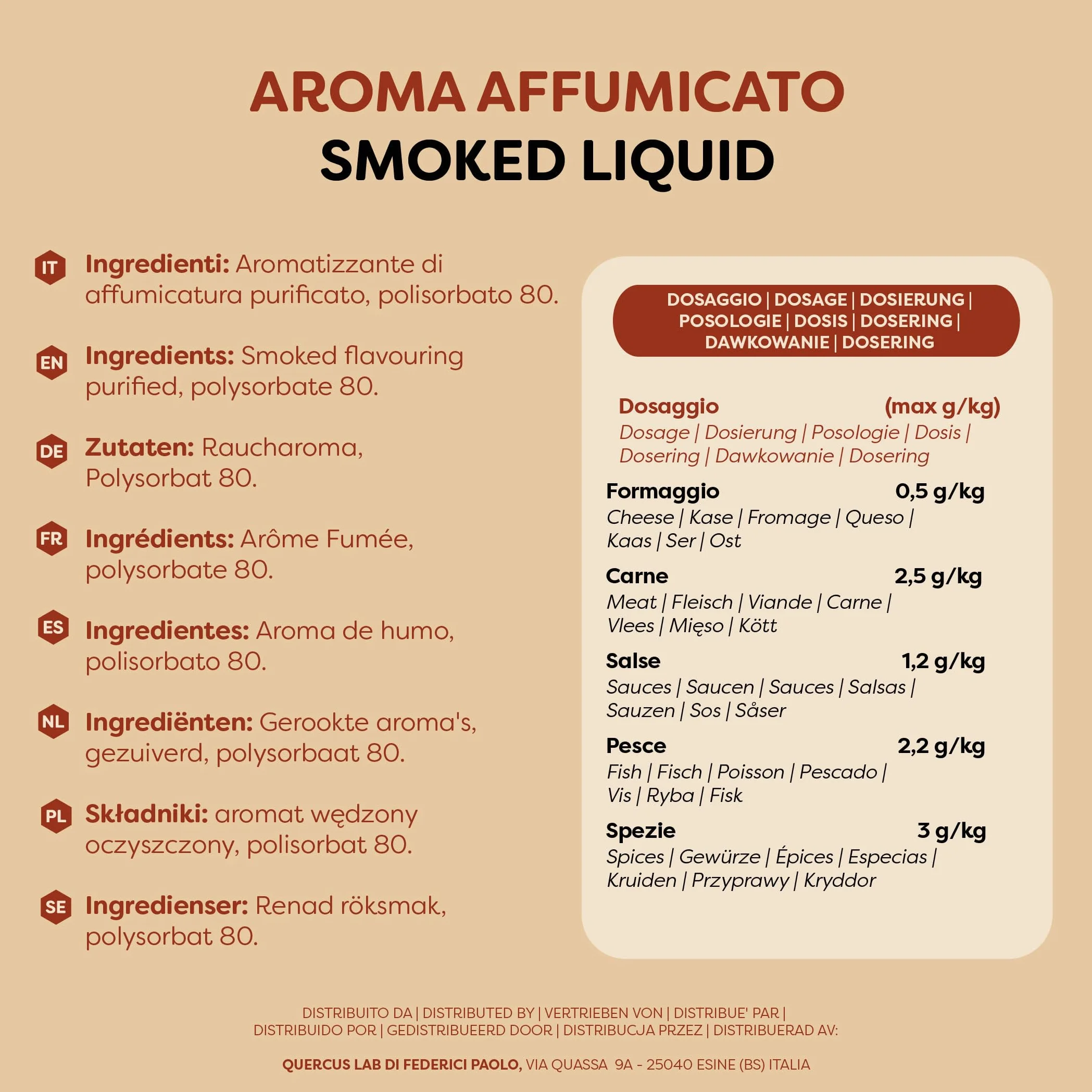 Humo Líquido Aditivo Alimentario Concentrado Ahumado 30 ml