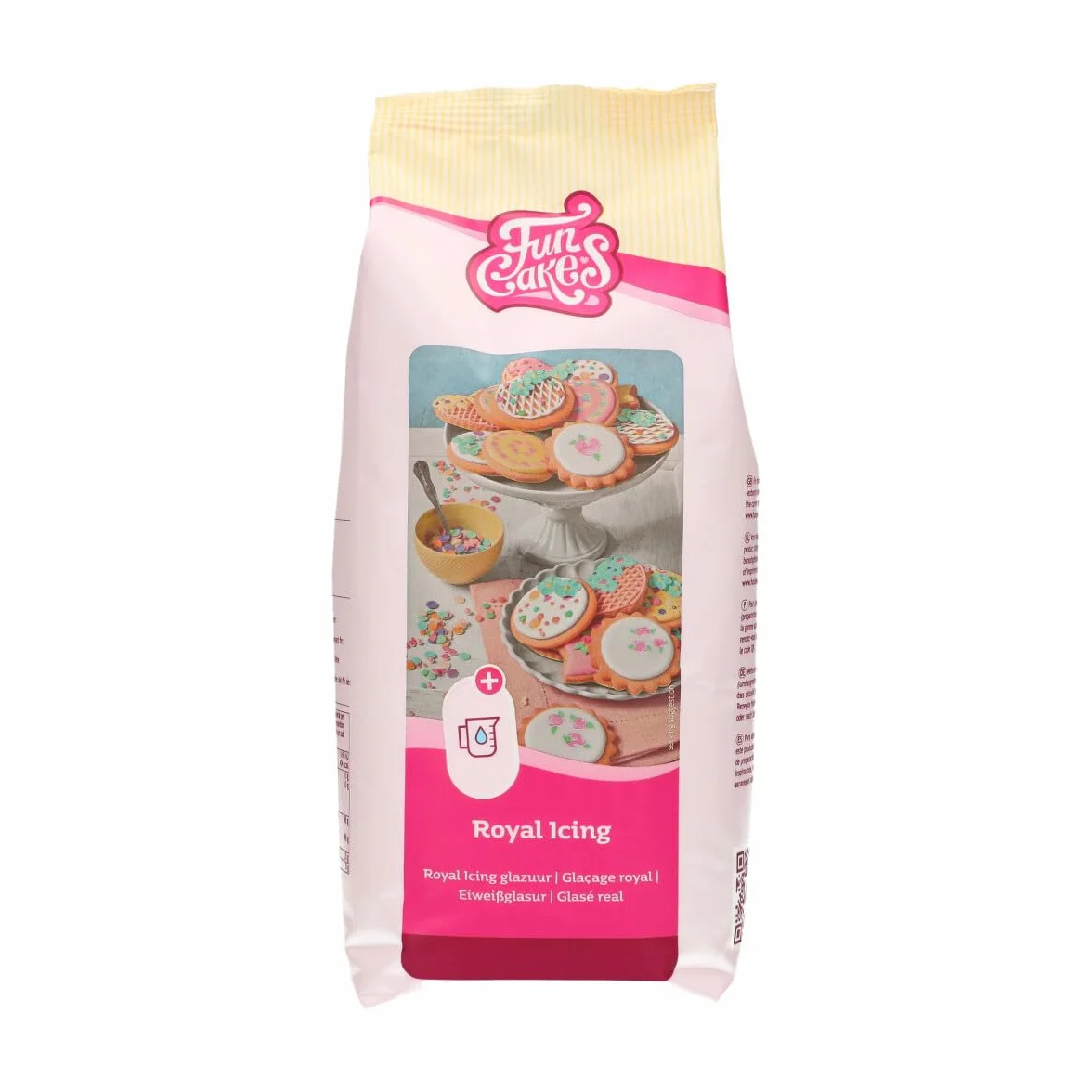 FunCakes Preparado para Royal Icing 900 g Decoración Tartas Galletas