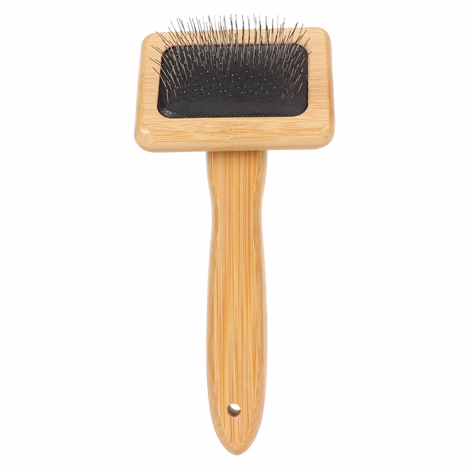 Cepillo de Lana de Piel de Oveja Cardador de Mano Peine para Alfombras de Bambú Macramé Deshedding