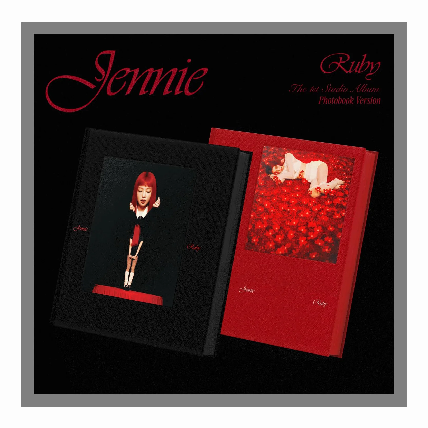 BLACK'PINK JENNIE Ruby - Álbum de estudio con seguimiento sellado (juego de fotolibros (Zen+Jane))