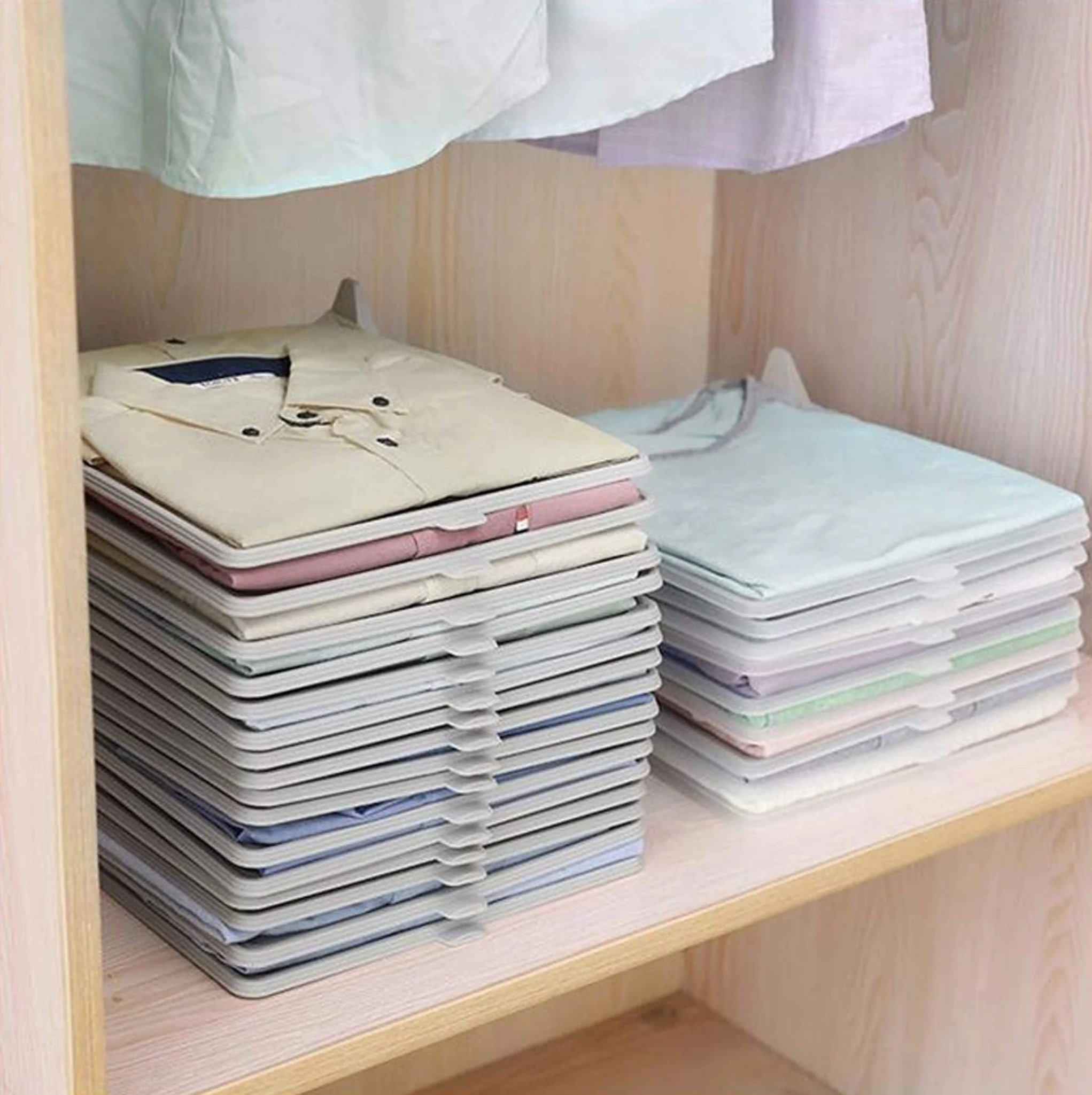 Tabla de almacenamiento de ropa plegable antiarrugas organizador de lavandería